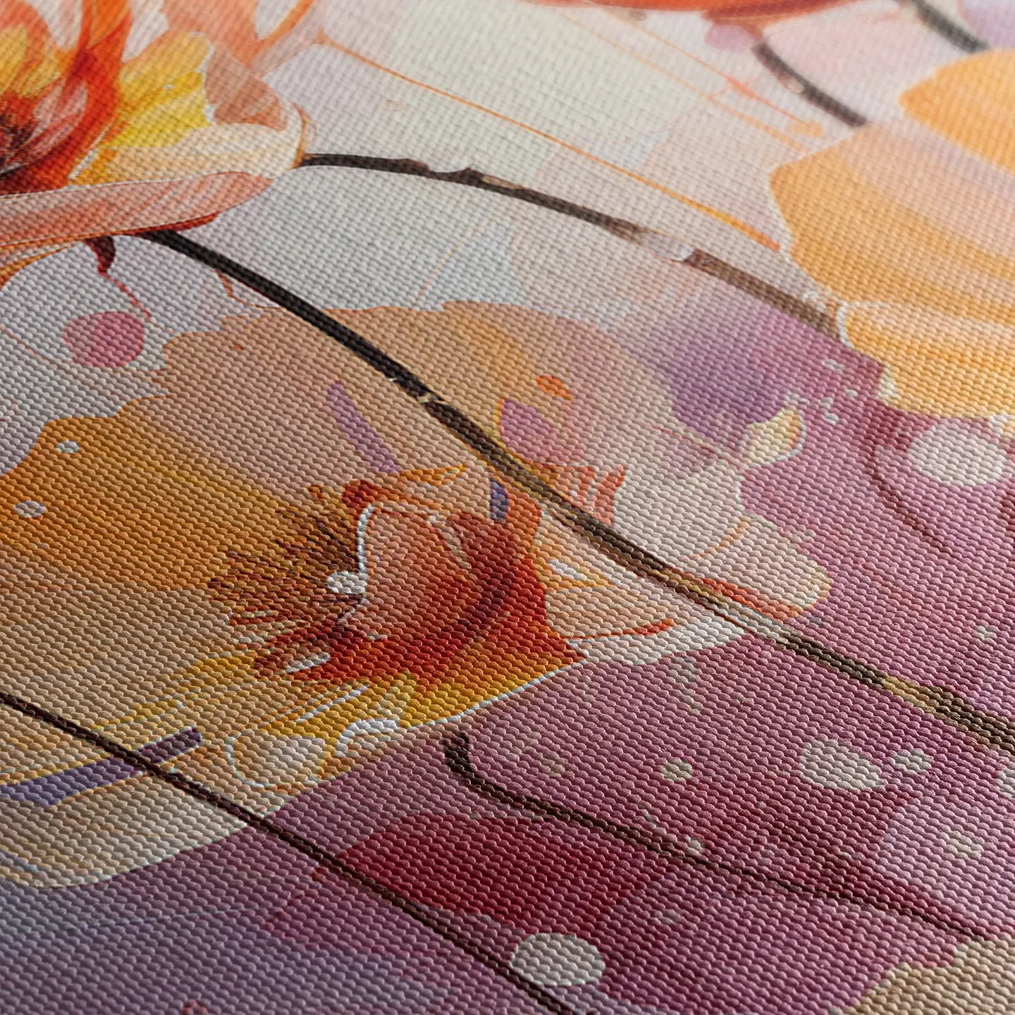 Floral Canvas Wall Art SAD920