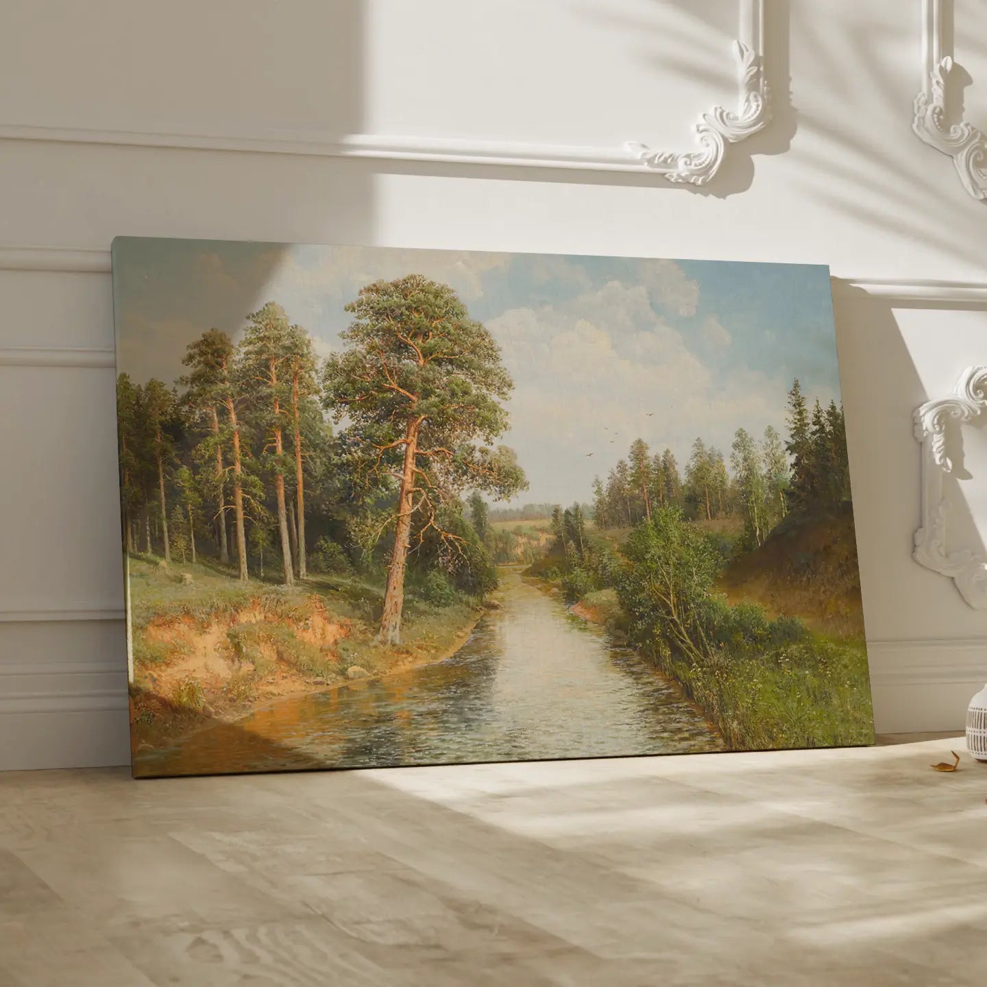 Summer Woodland Scene by Semyon Fedorovich Fedorov