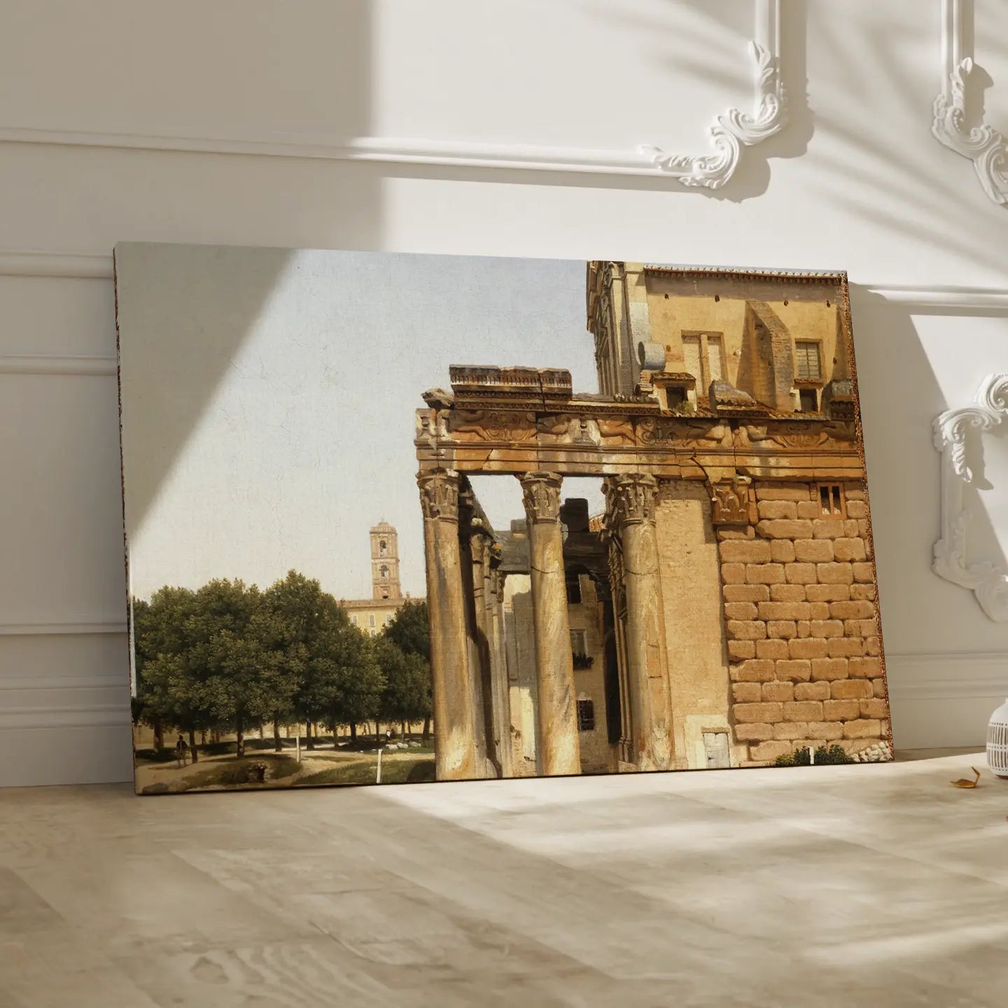 View of the Via Sacra, Rome (1814) by Christoffer Wilhelm Eckersberg
