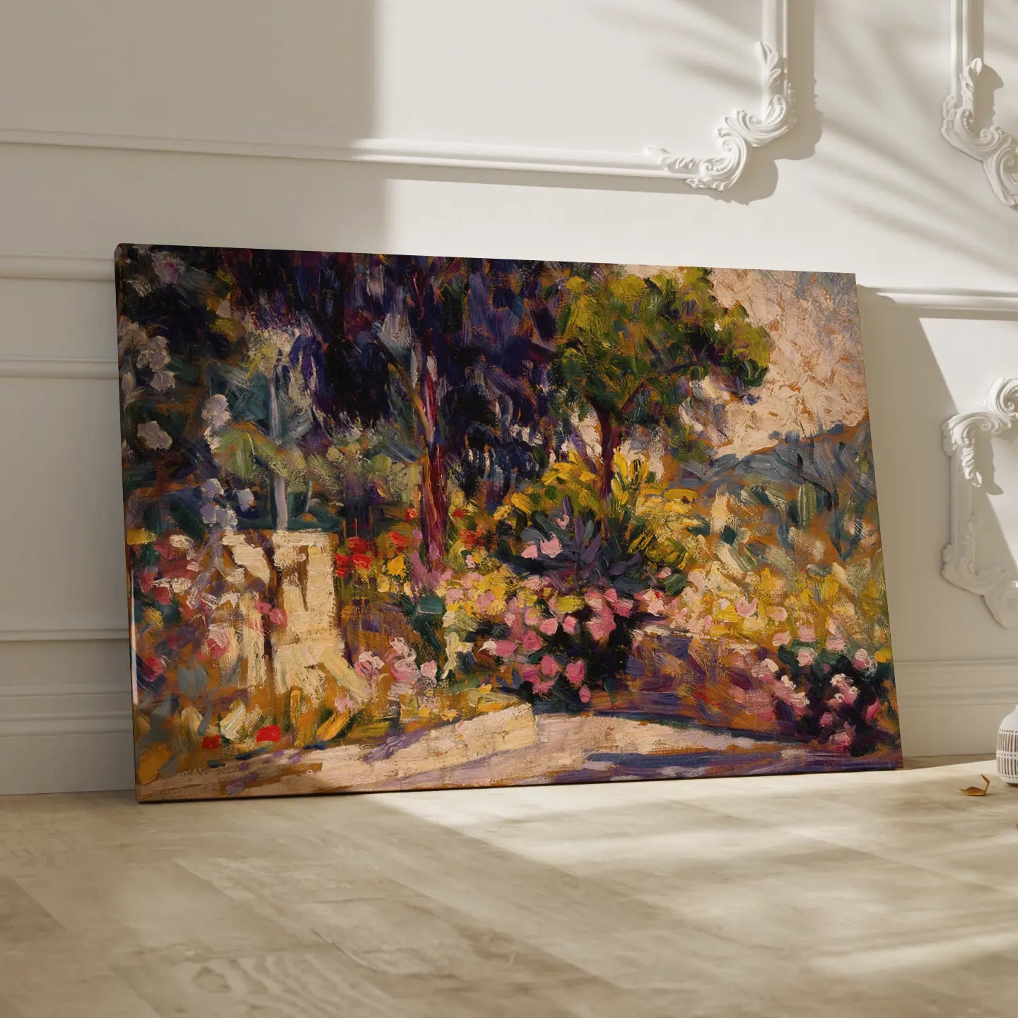 The Flowered Terrace by Henri-Edmond Cross