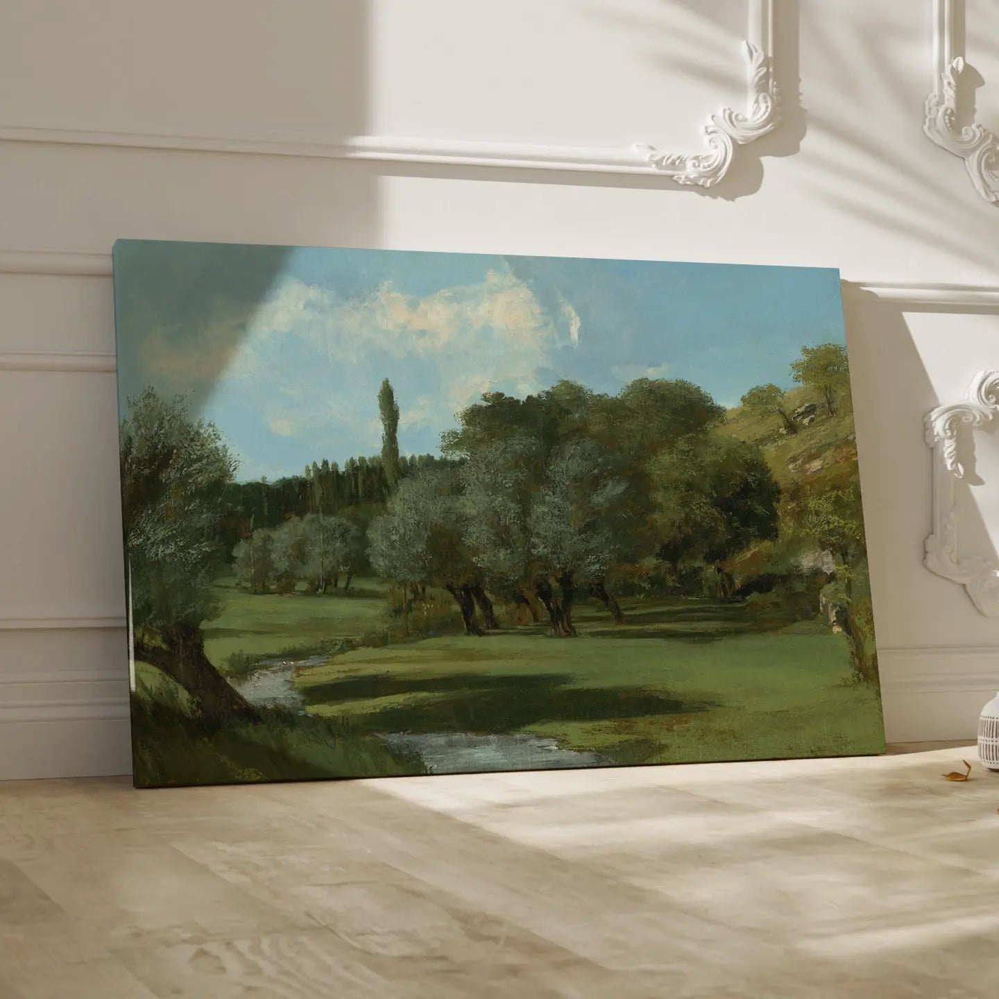 La Bretonnerie in the Department of Indre (1856) by Gustave Courbet