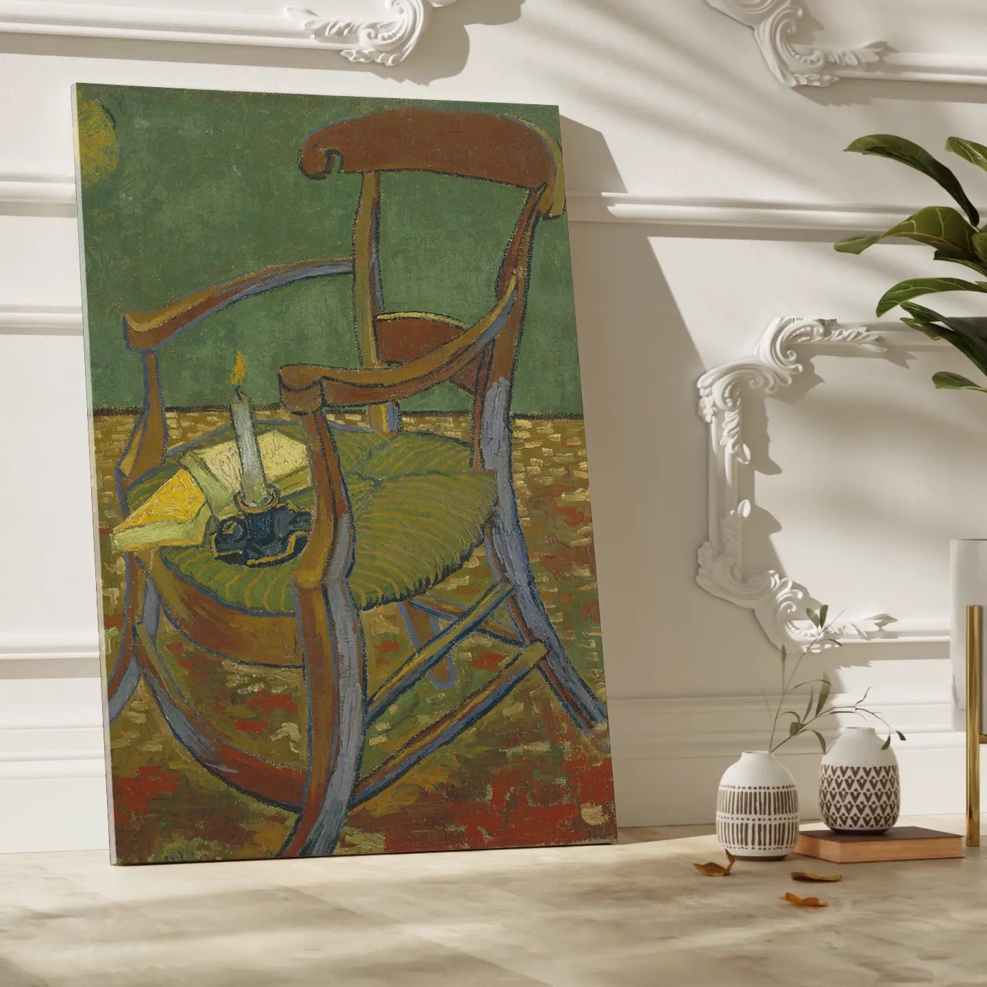 Gauguin’s Chair (1888) by Vincent van Gogh