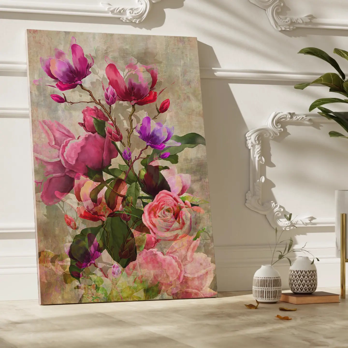 Floral Canvas Wall Art SAD871