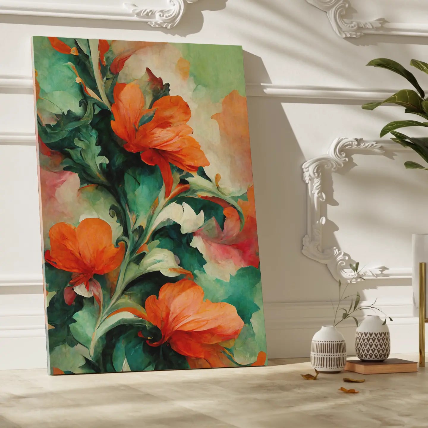 Floral Canvas Wall Art SAD902