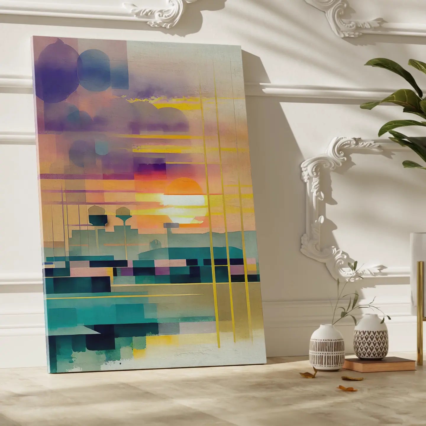 Abstract Canvas Wall Art SAD2159