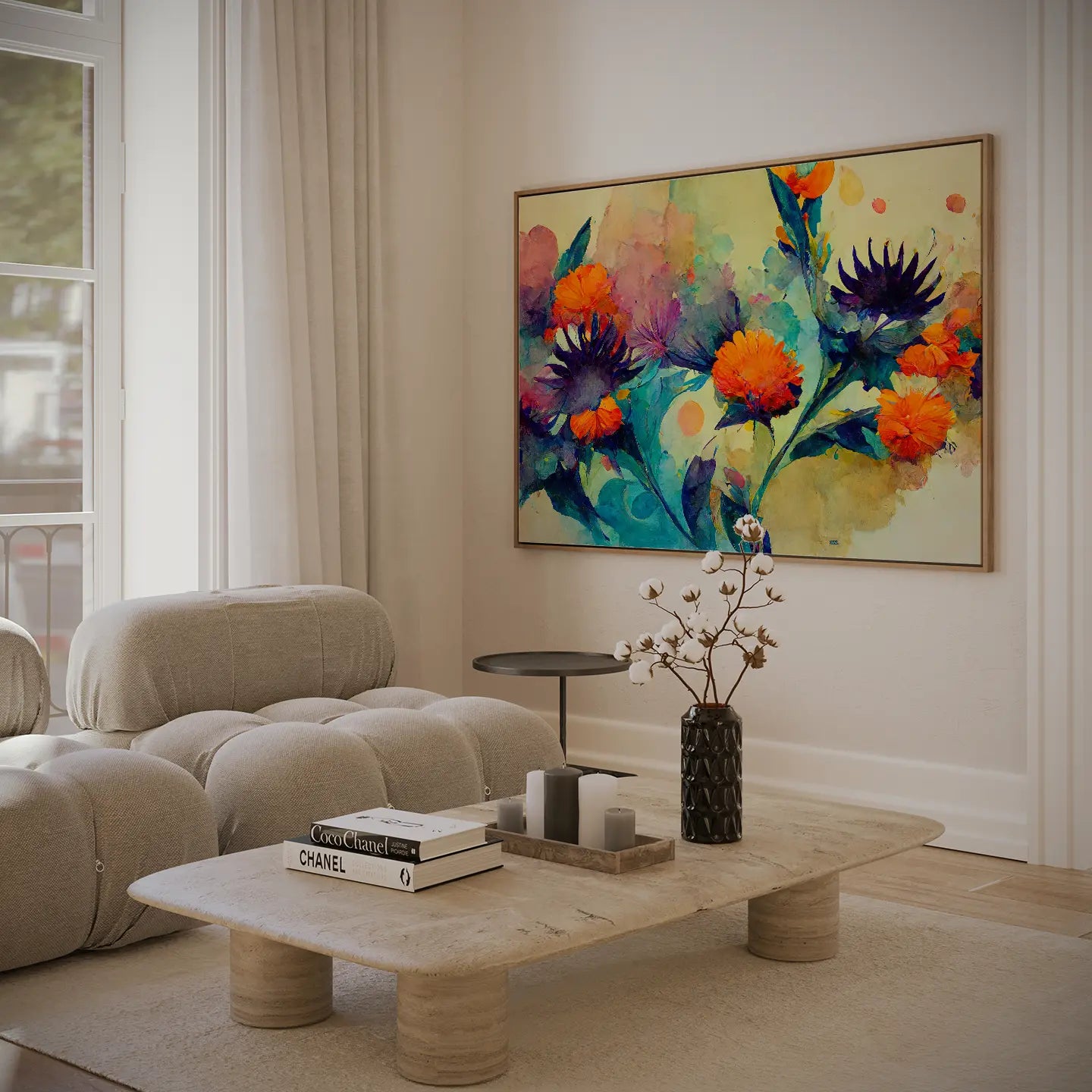Floral Canvas Wall Art SAD730