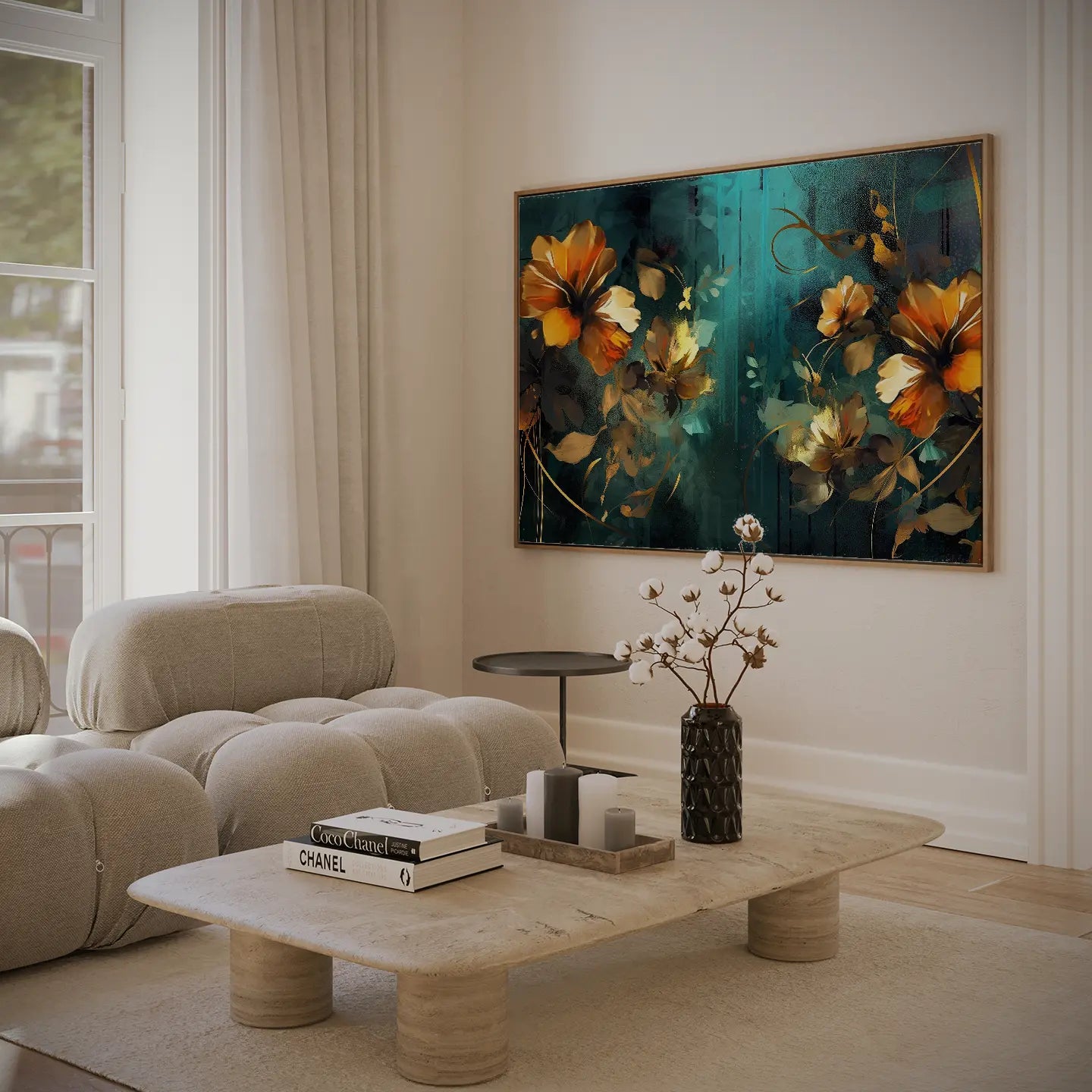 Floral Canvas Wall Art SAD700