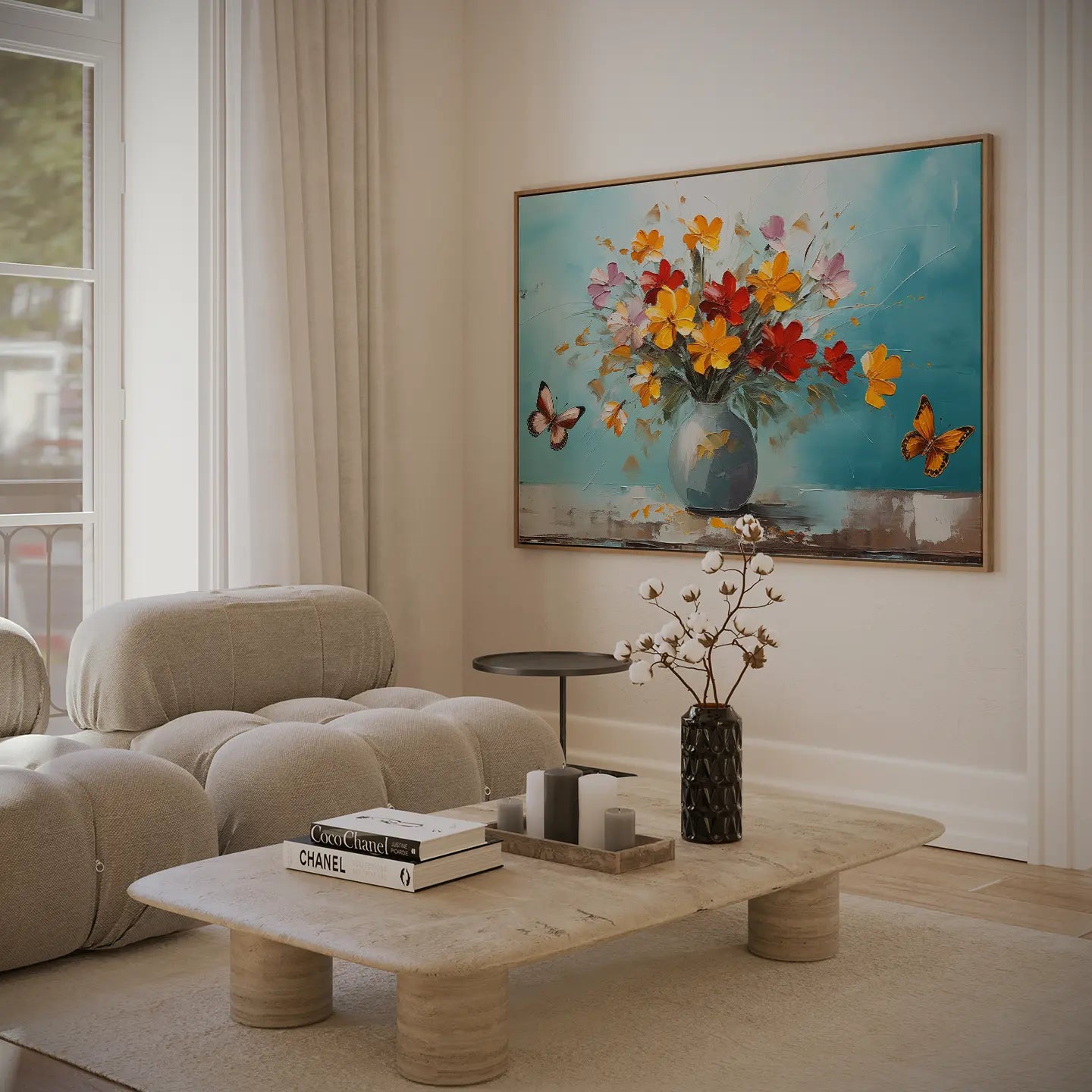 Floral Canvas Wall Art SAD709