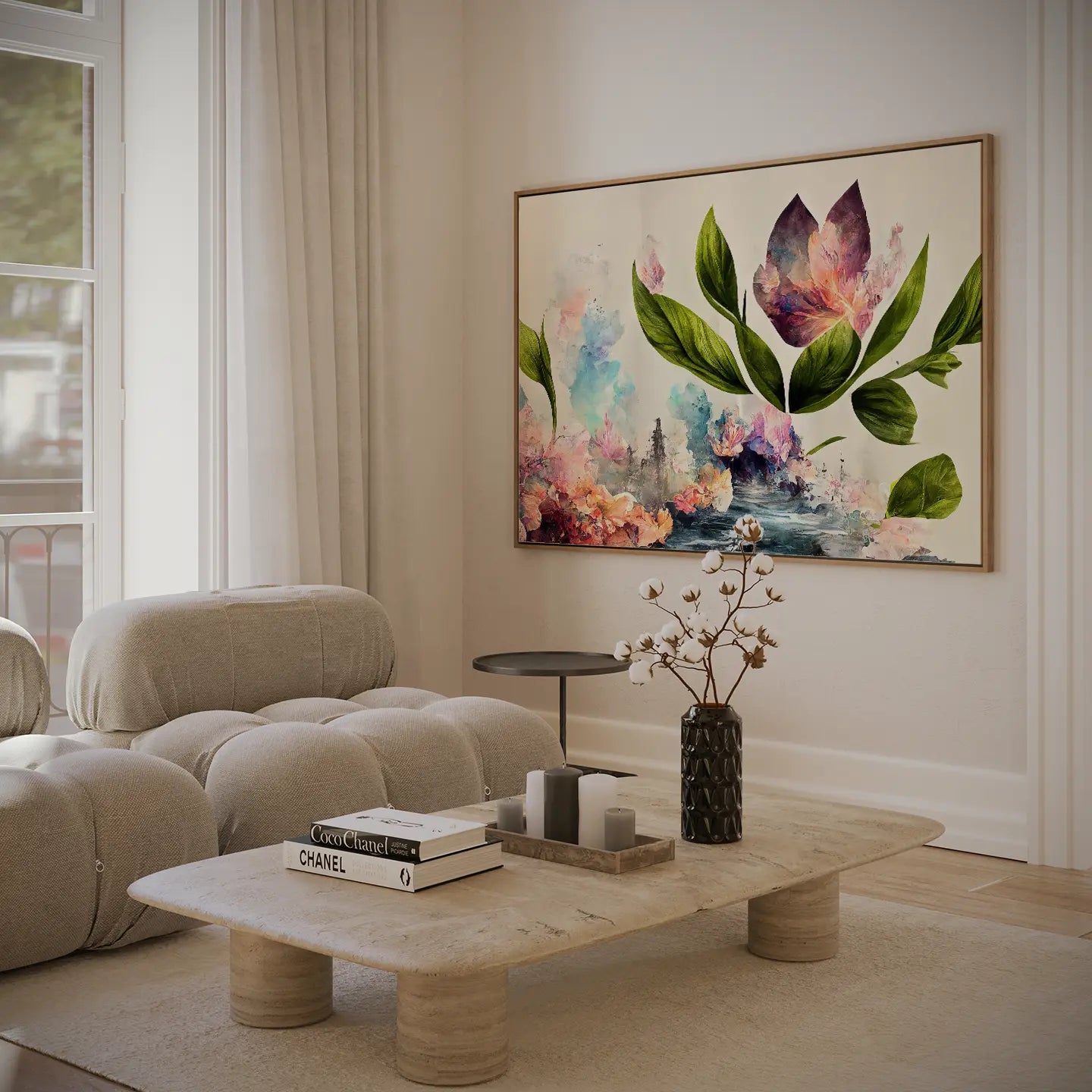 Floral Canvas Wall Art SAD666
