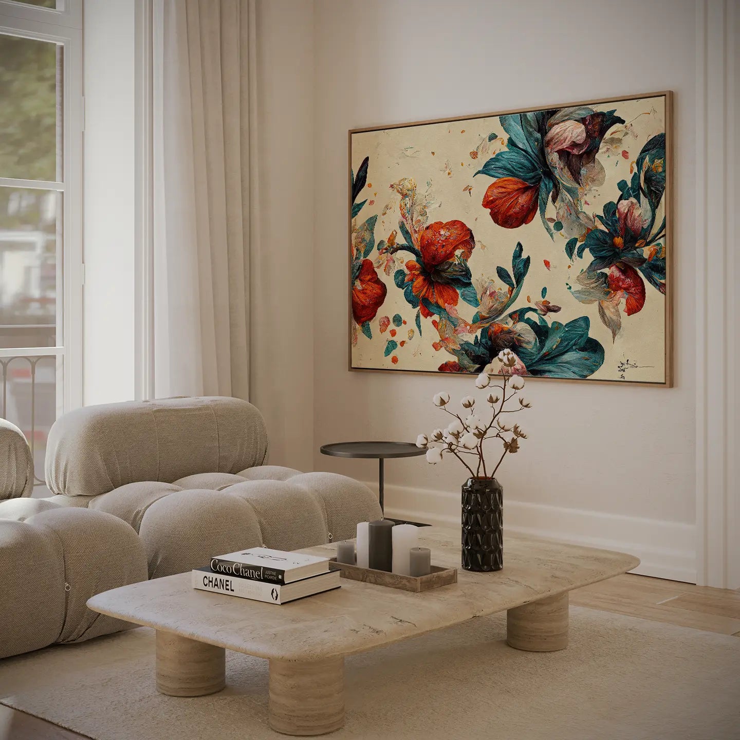 Floral Canvas Wall Art SAD707