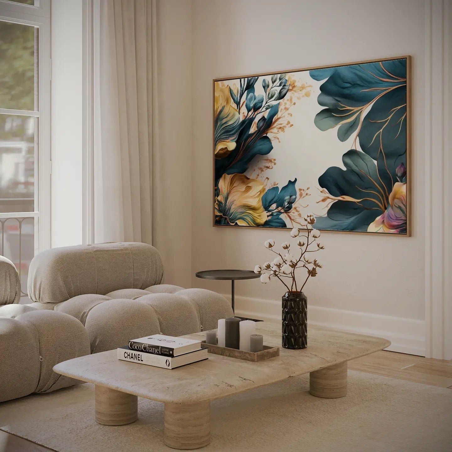 Floral Canvas Wall Art SAD612