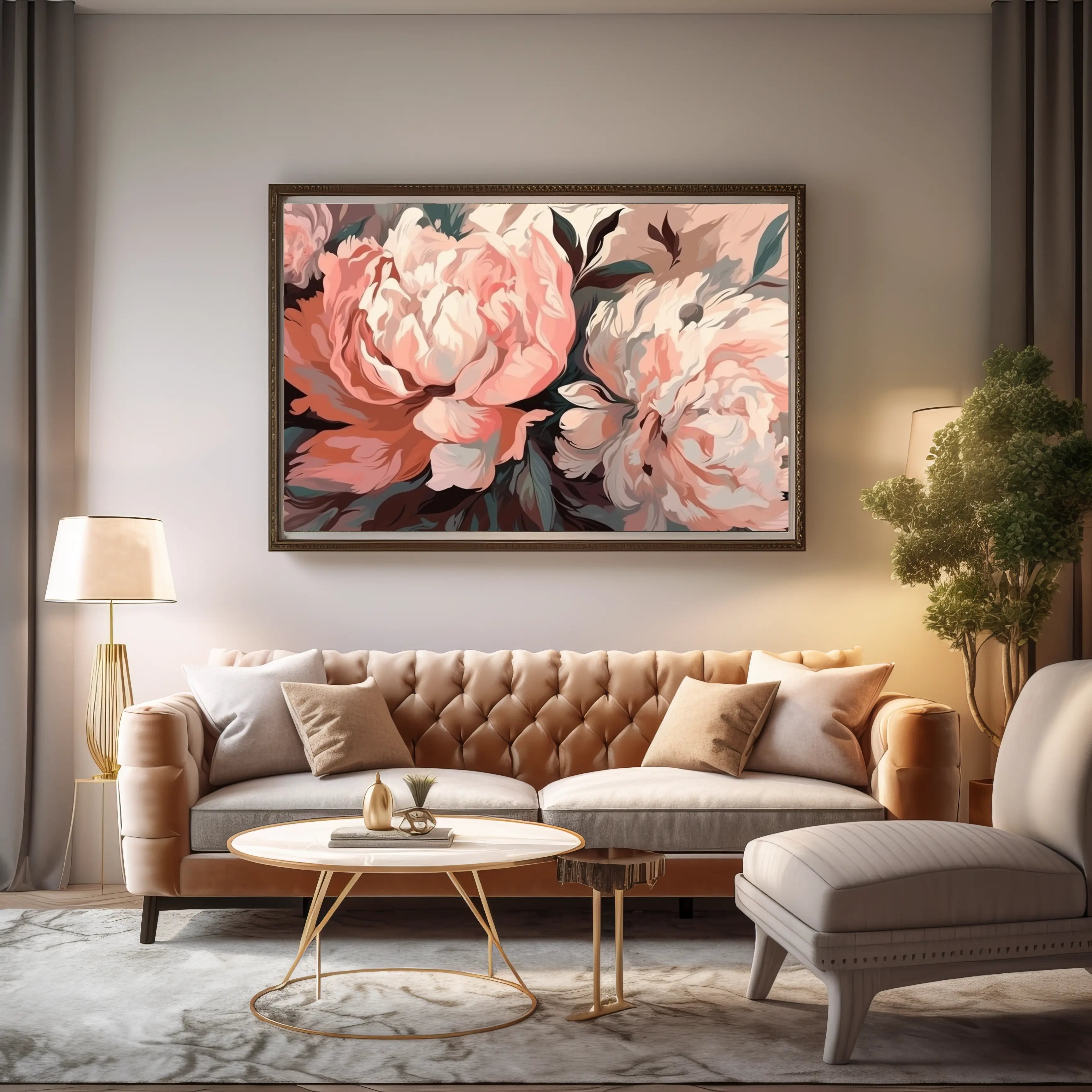 Floral Canvas Wall Art SAD674