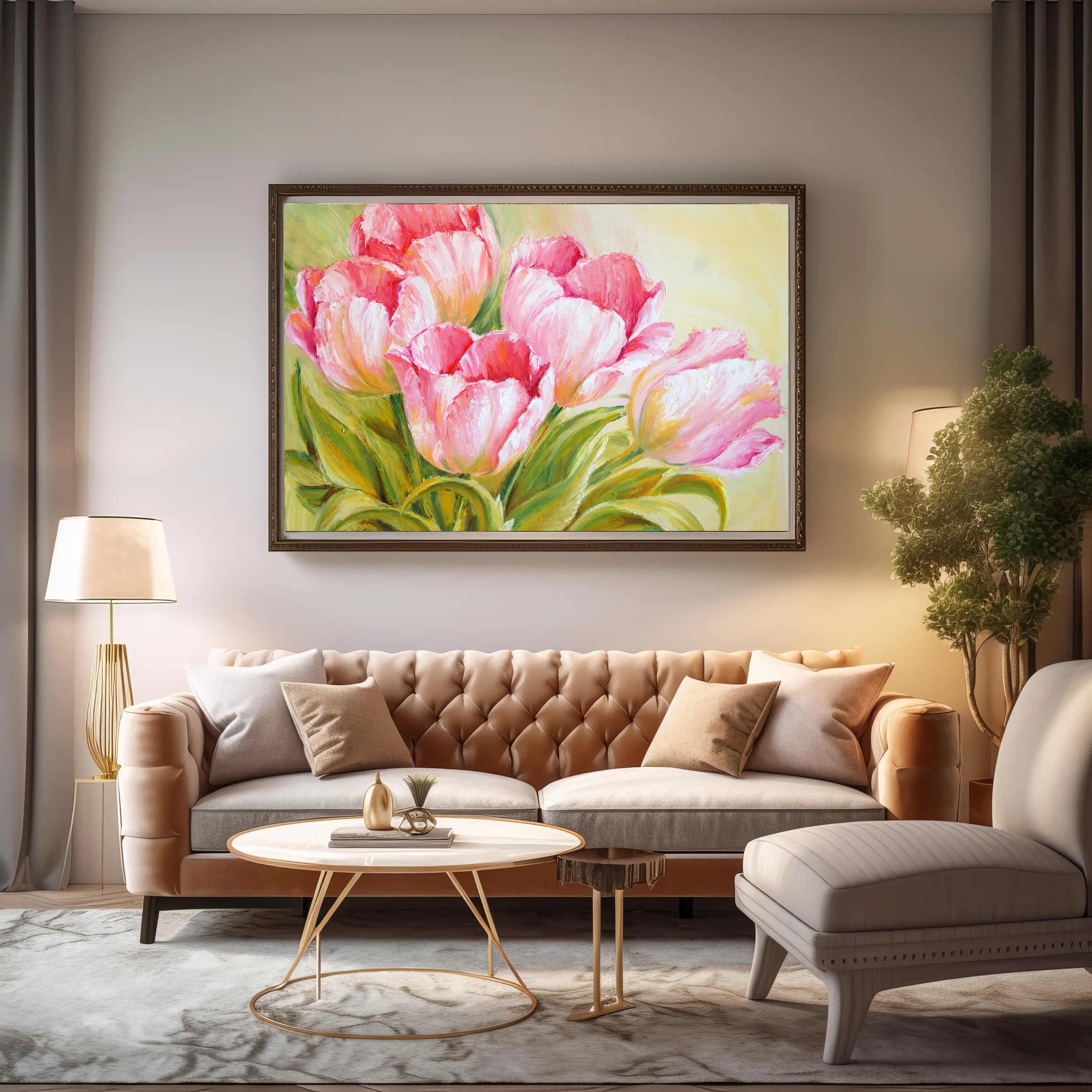Floral Canvas Wall Art SAD781