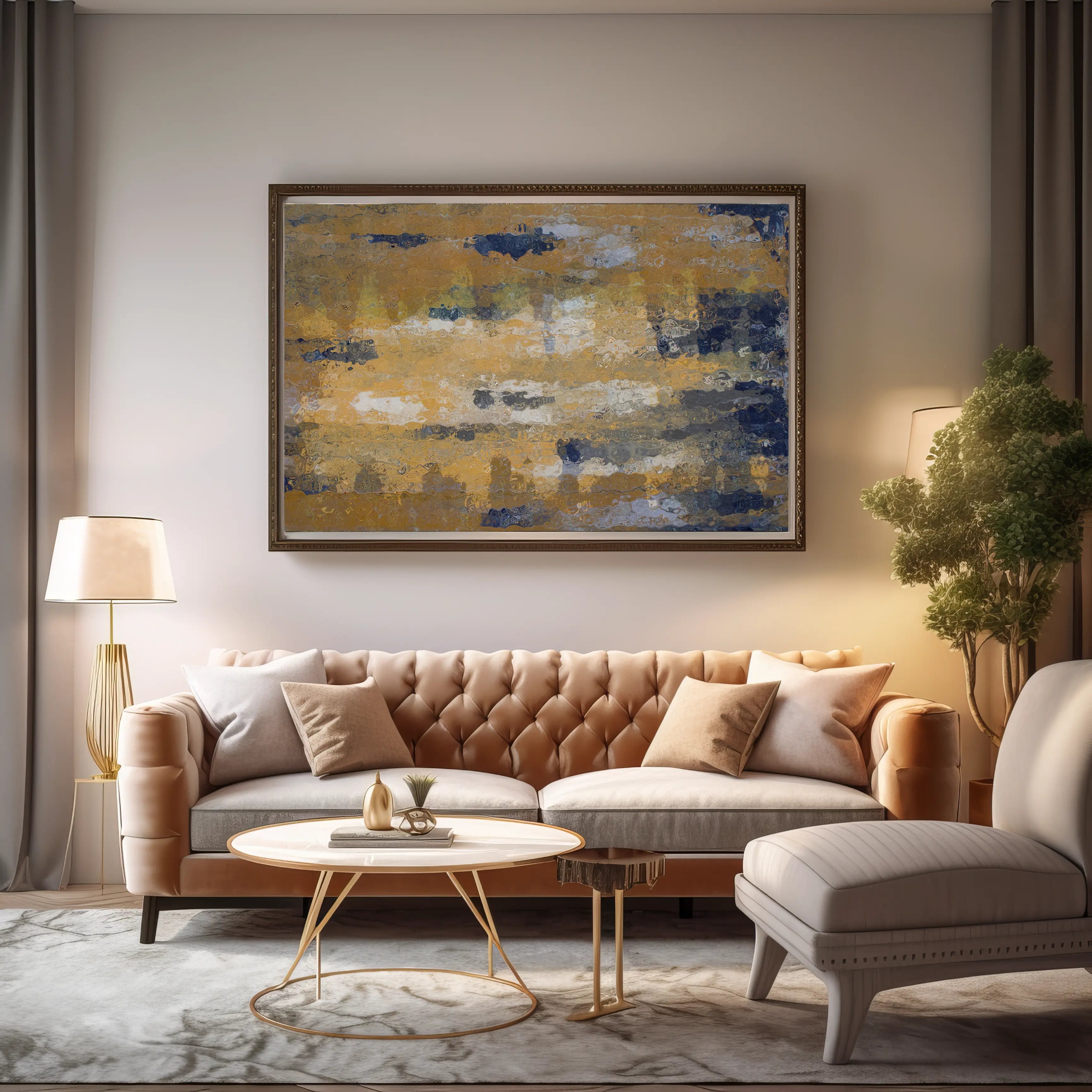 Abstract Canvas Wall Art SAD949