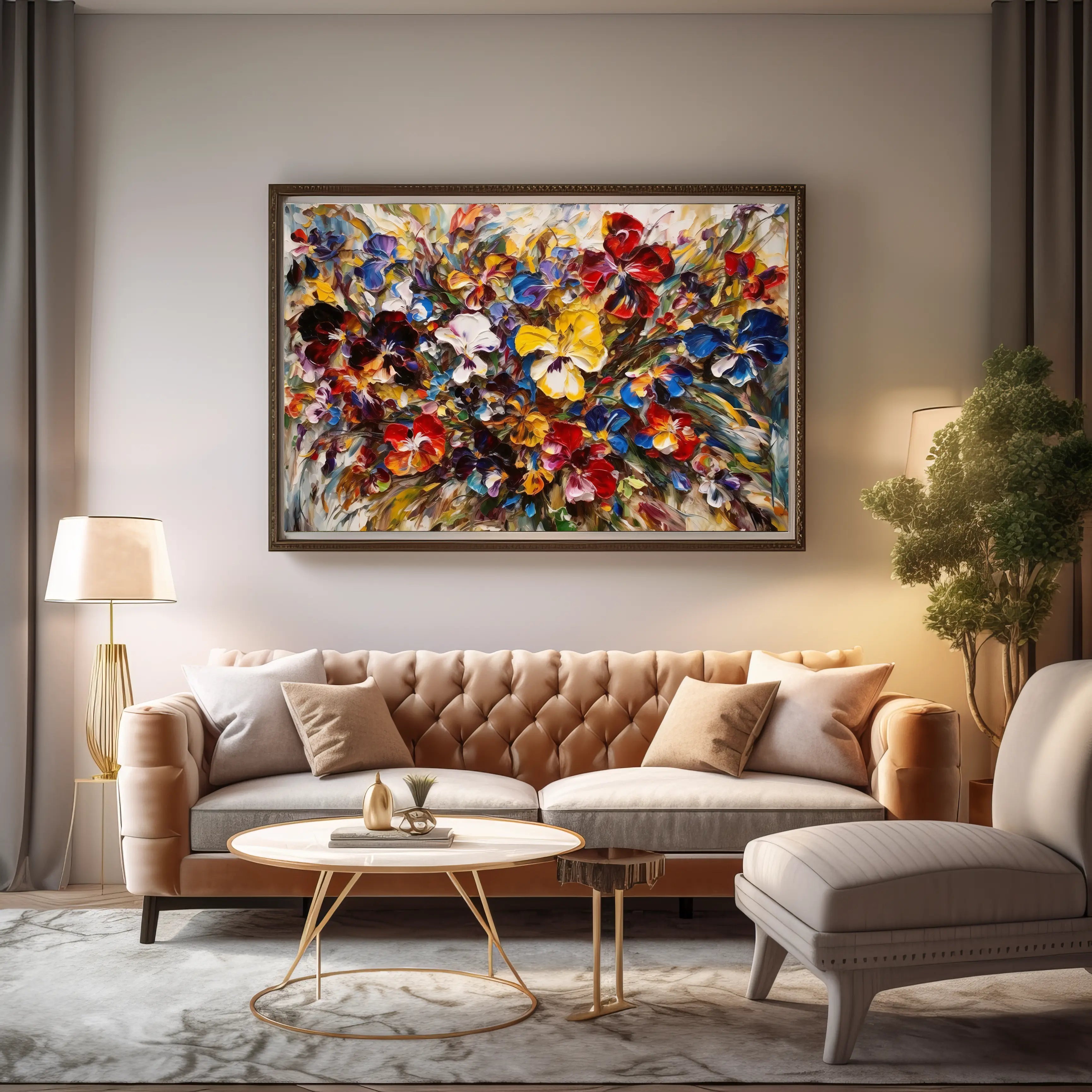 Floral Canvas Wall Art SAD1124