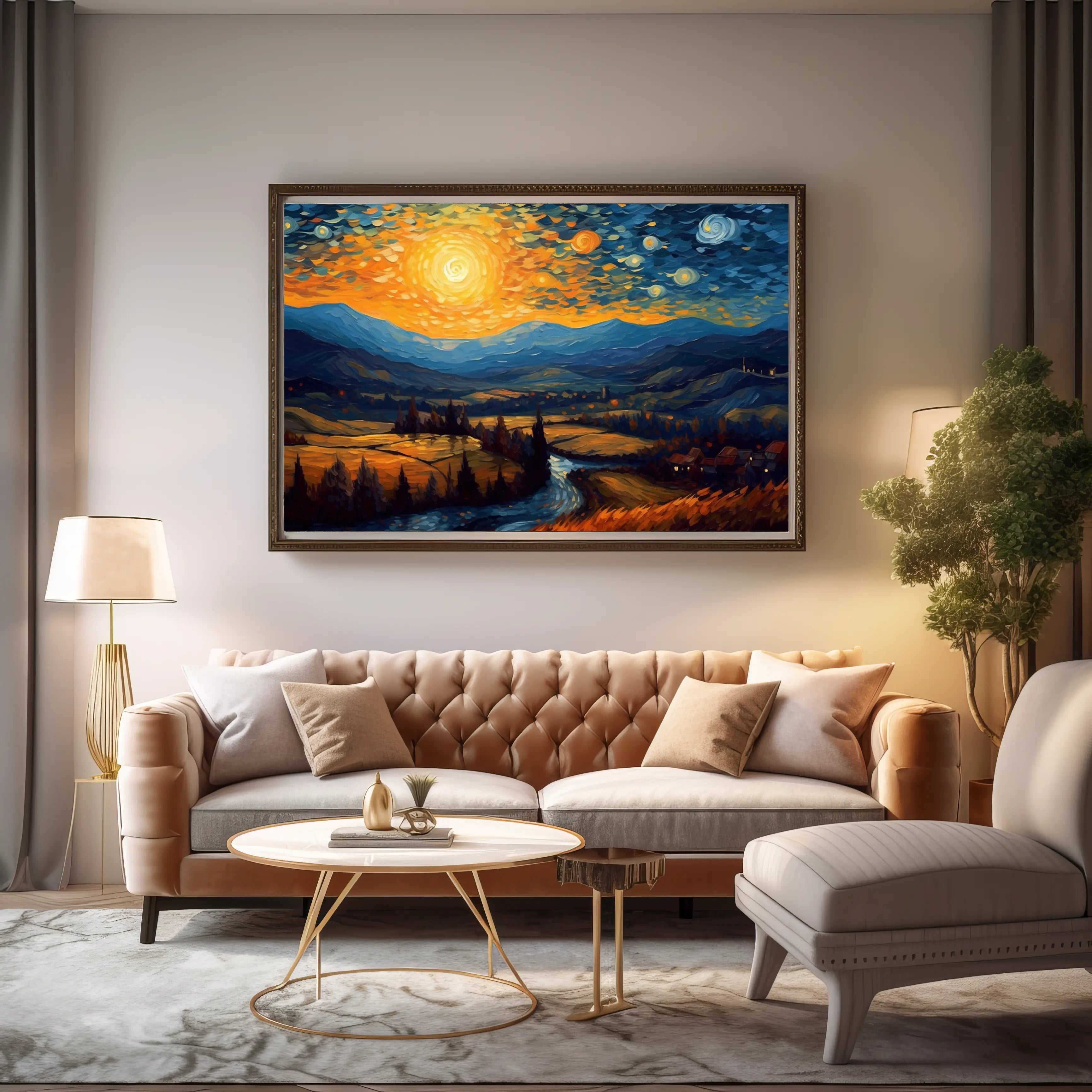 Abstract Canvas Wall Art SAD1495