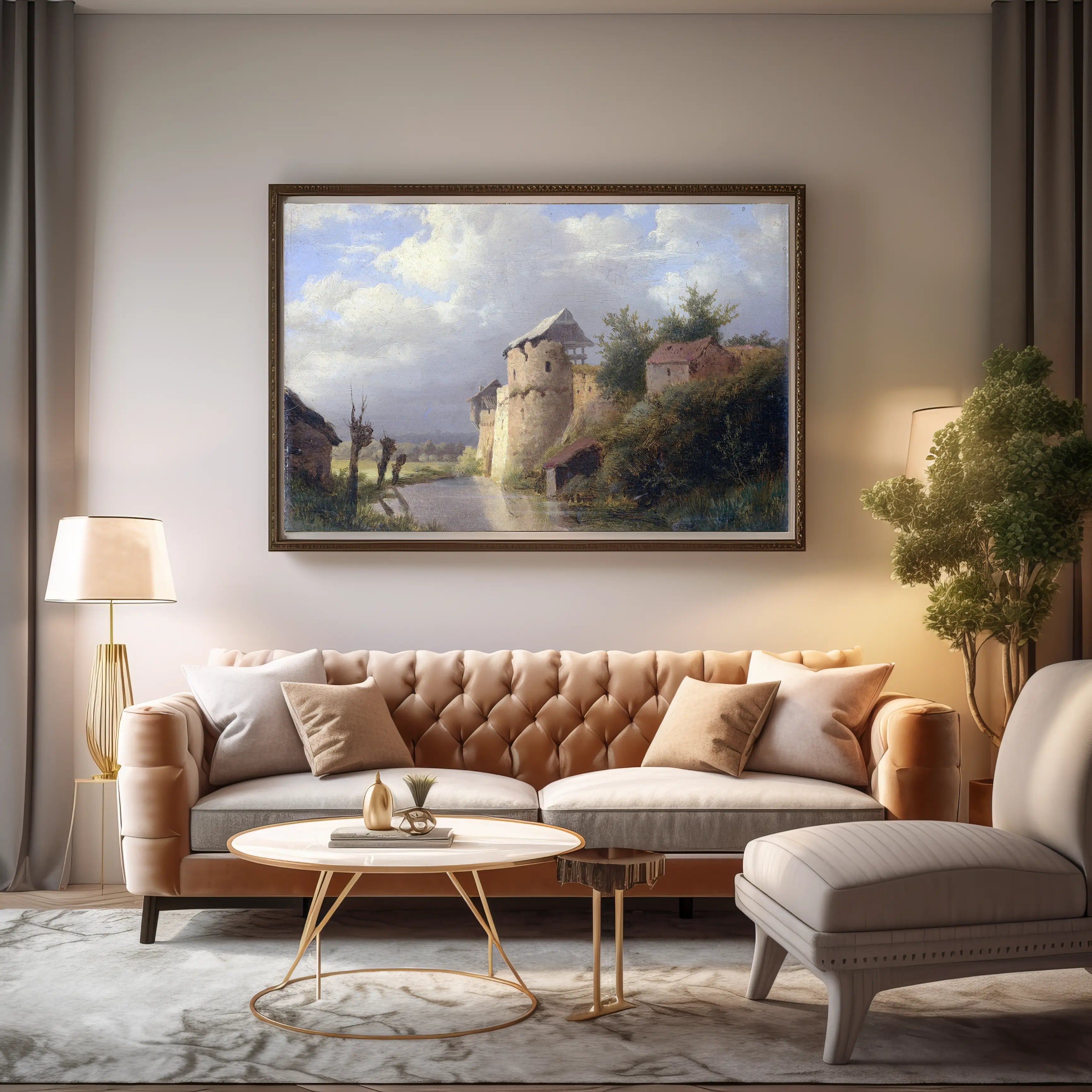The Old Fortress (1840 - 1860) by Louwrens Hanedoes