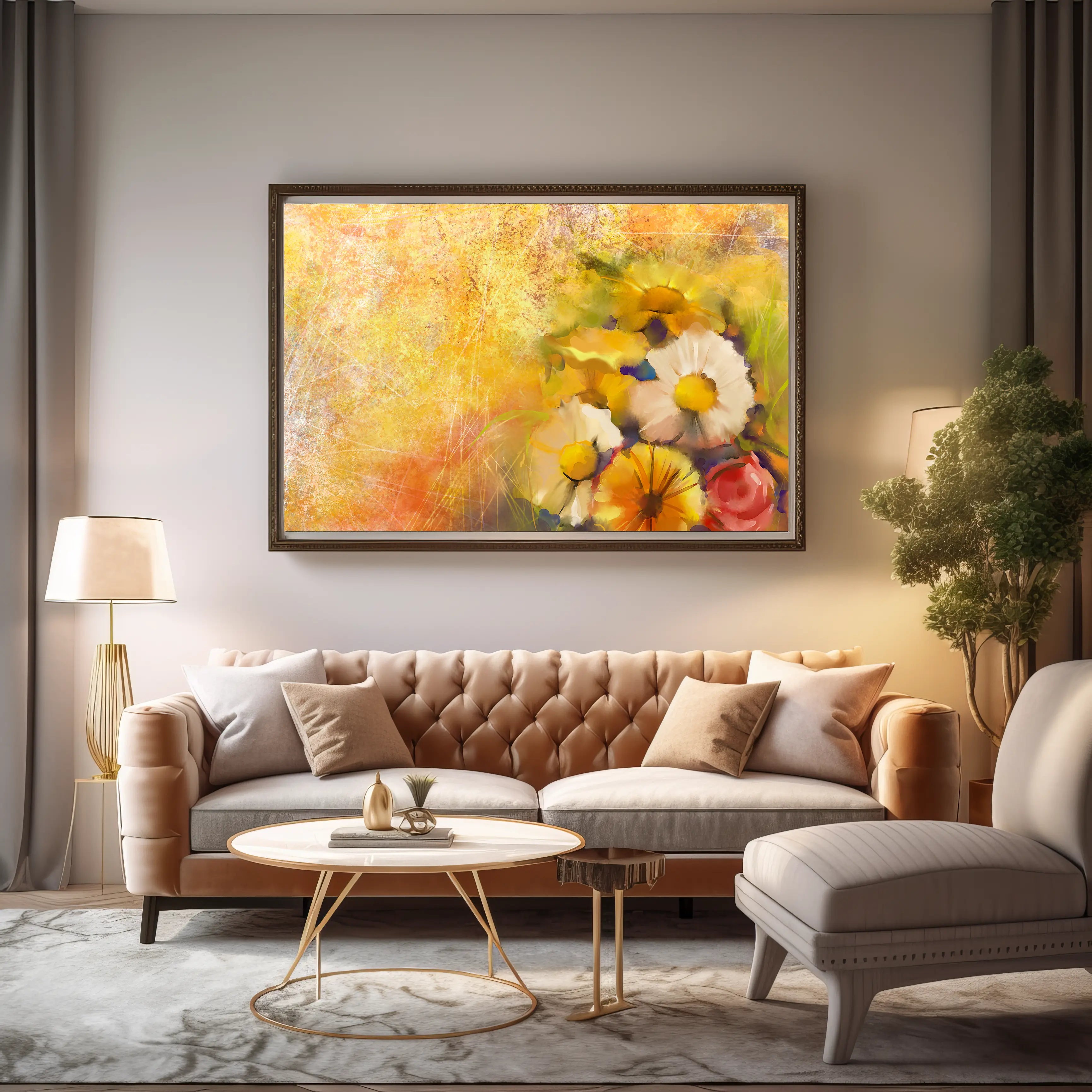 Floral Canvas Wall Art SAD826