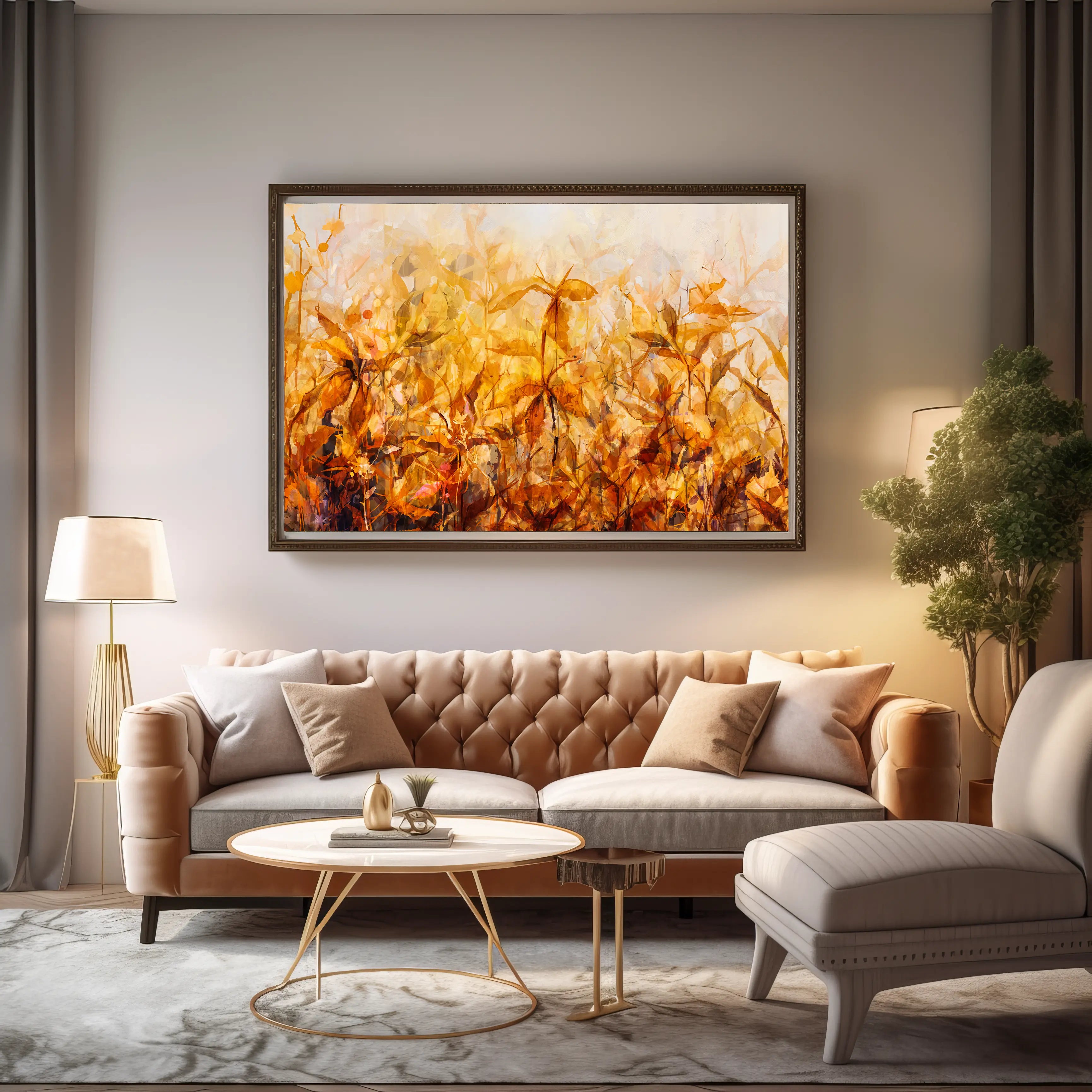 Floral Canvas Wall Art SAD939