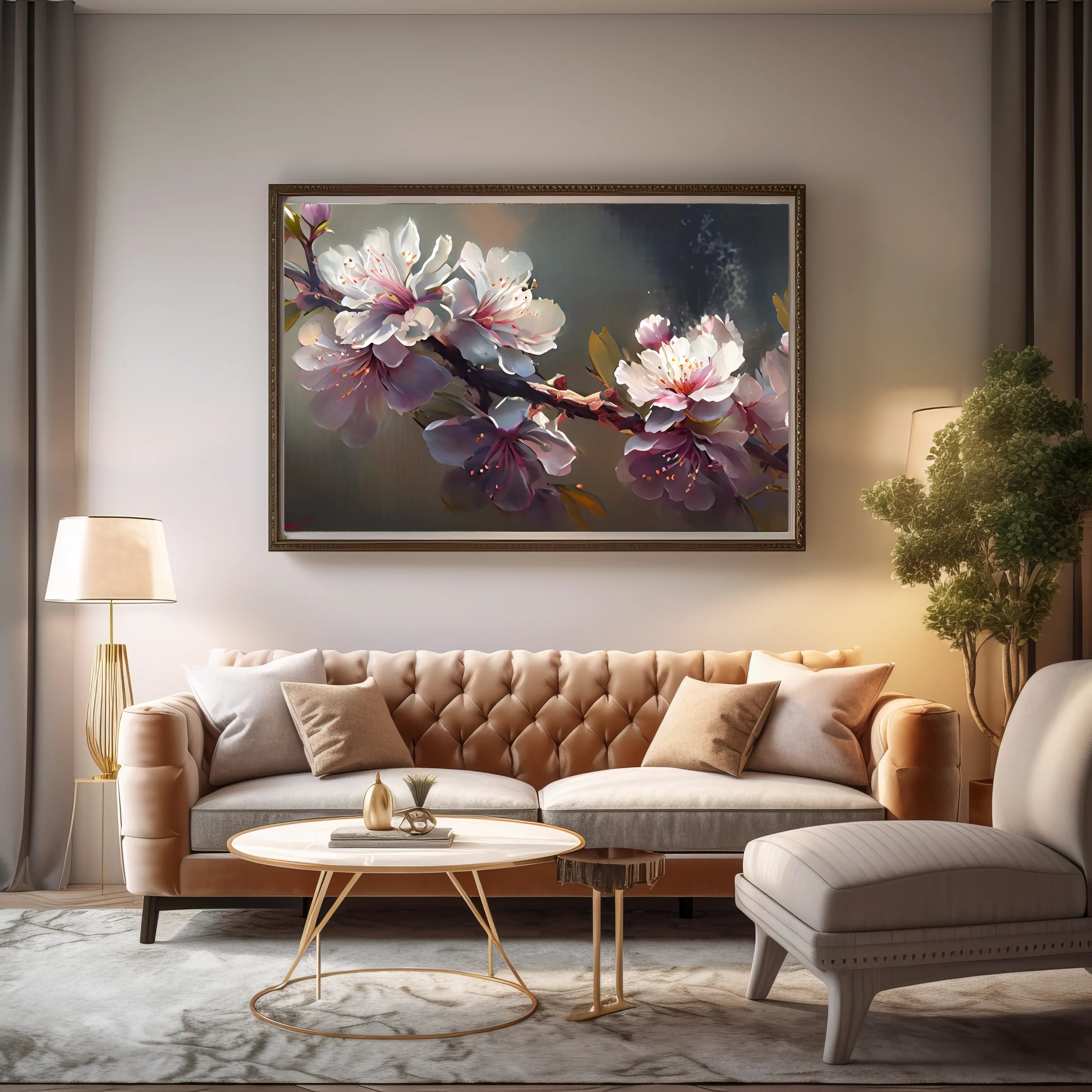 Floral Canvas Wall Art SAD649