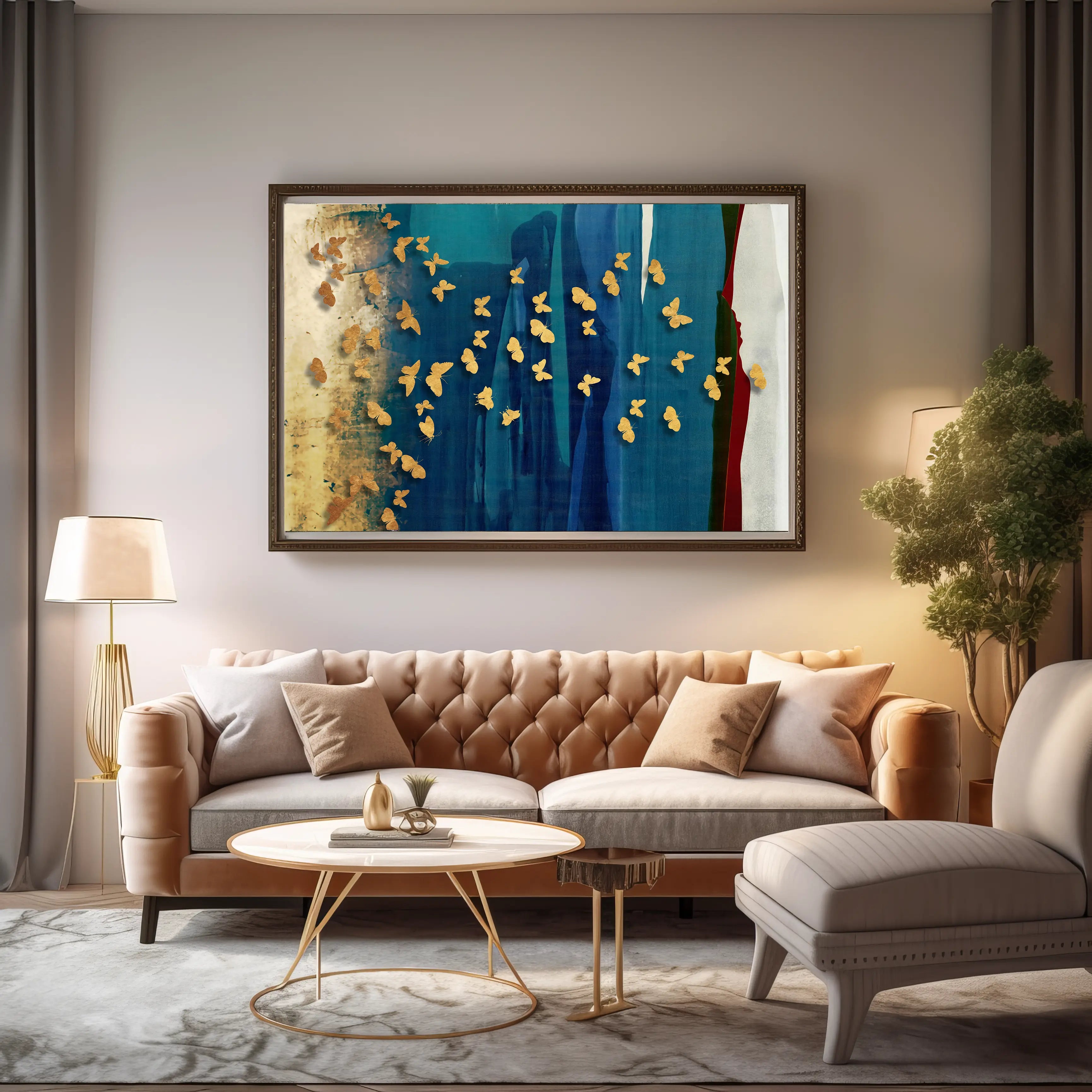 Abstract Canvas Wall Art SAD637