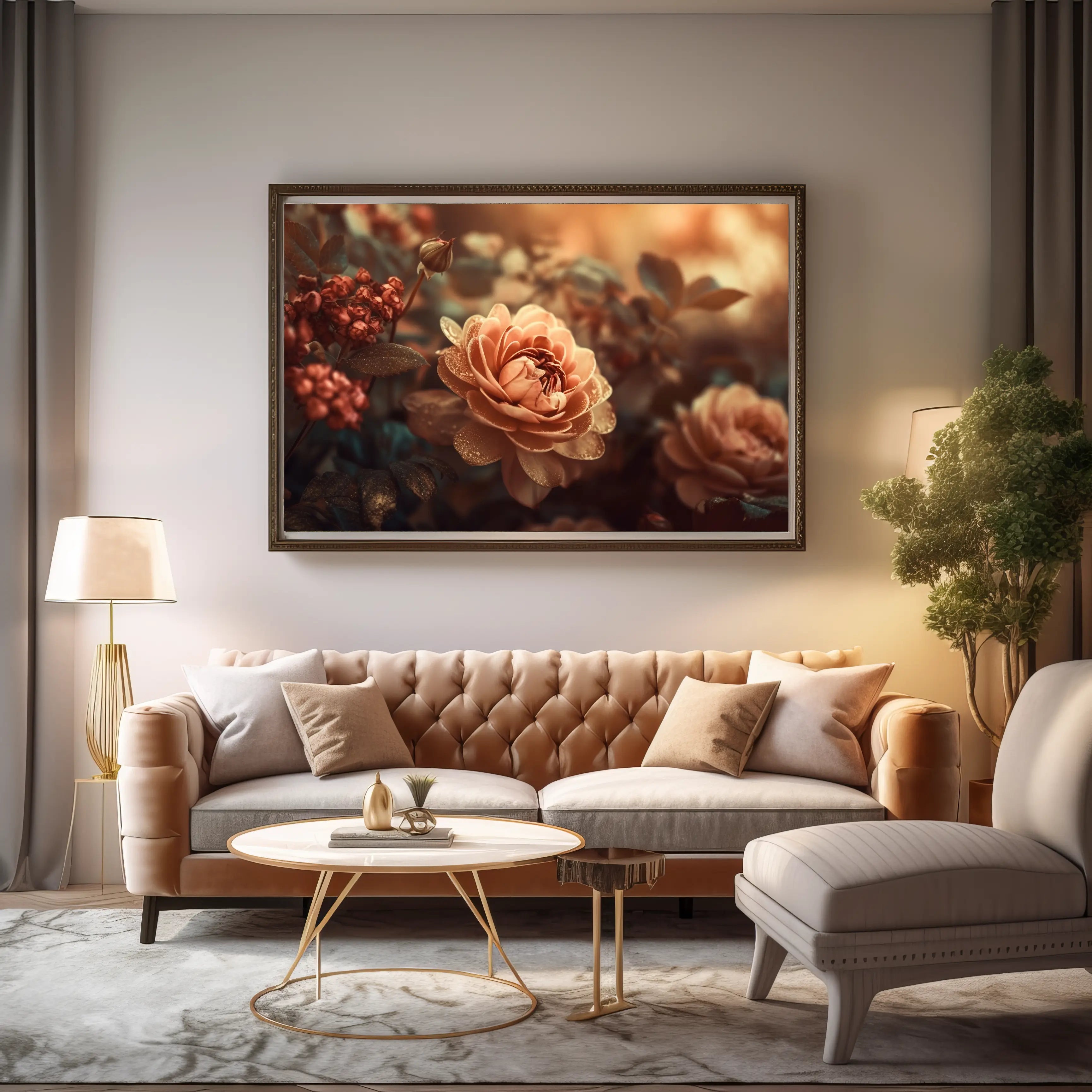 Floral Canvas Wall Art SAD1679