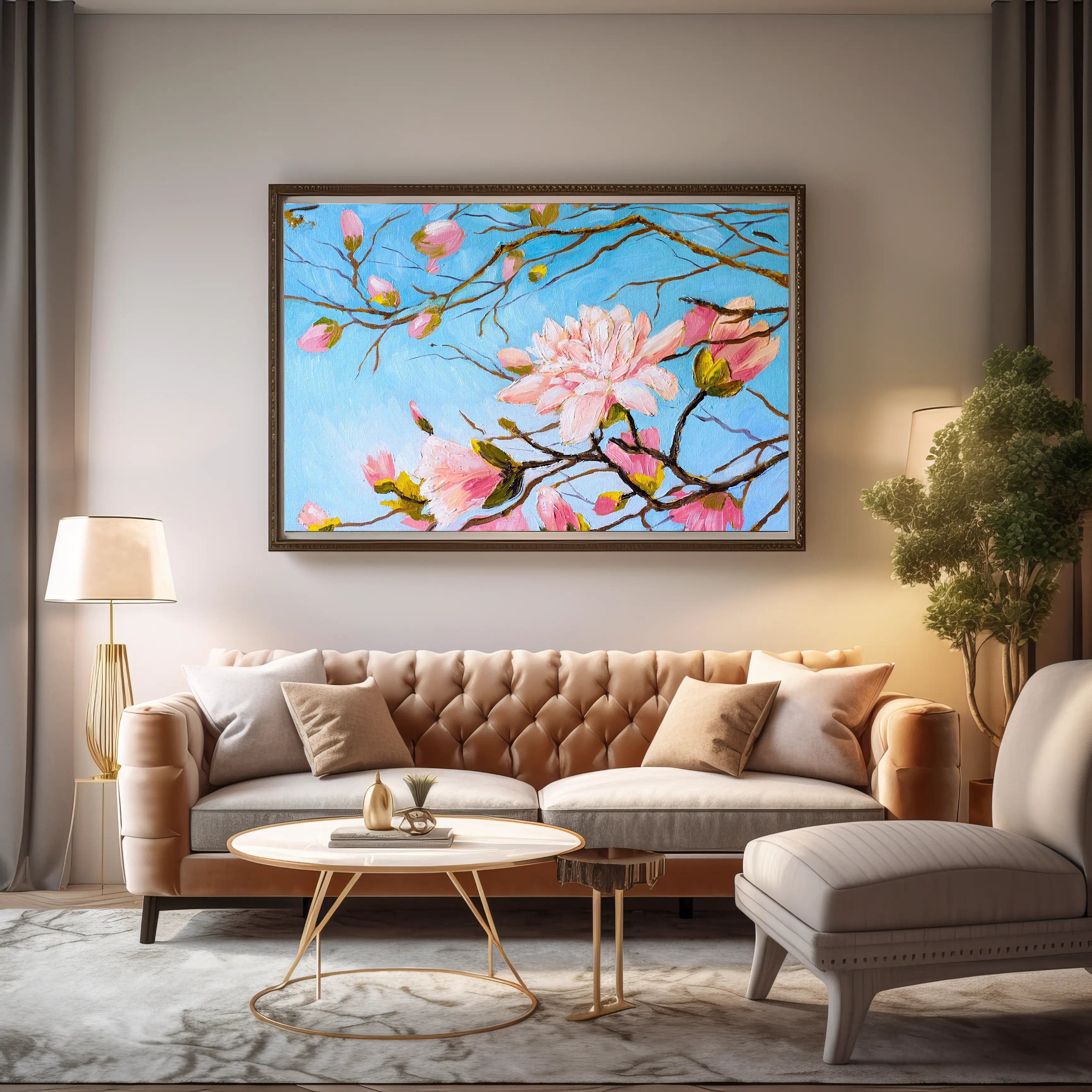 Floral Canvas Wall Art SAD838