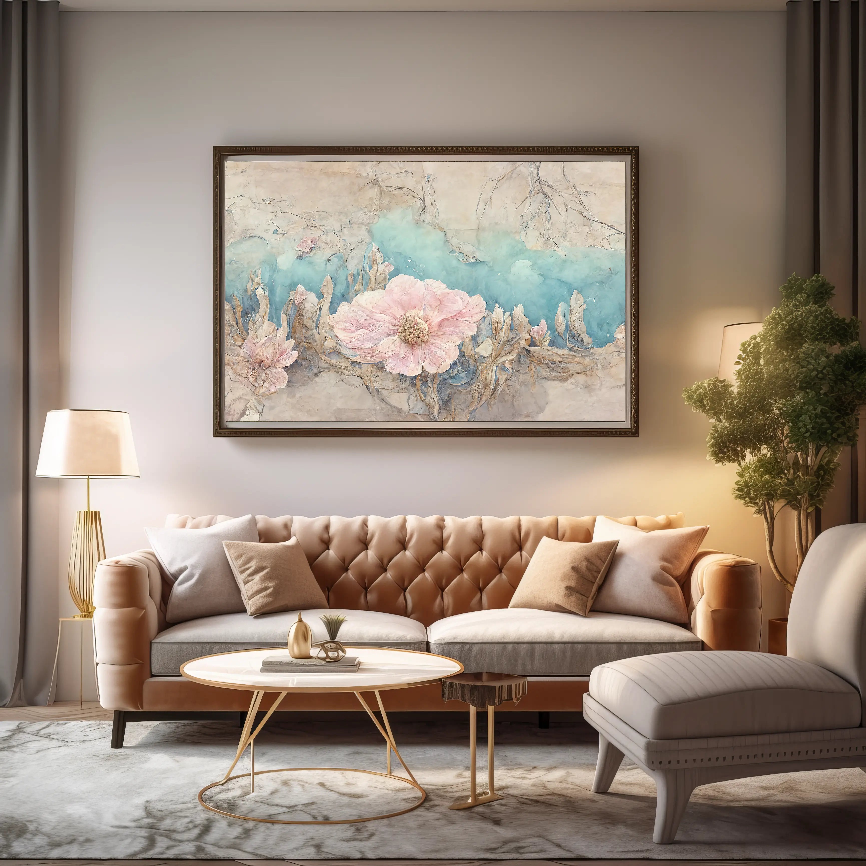 Floral Canvas Wall Art SAD616
