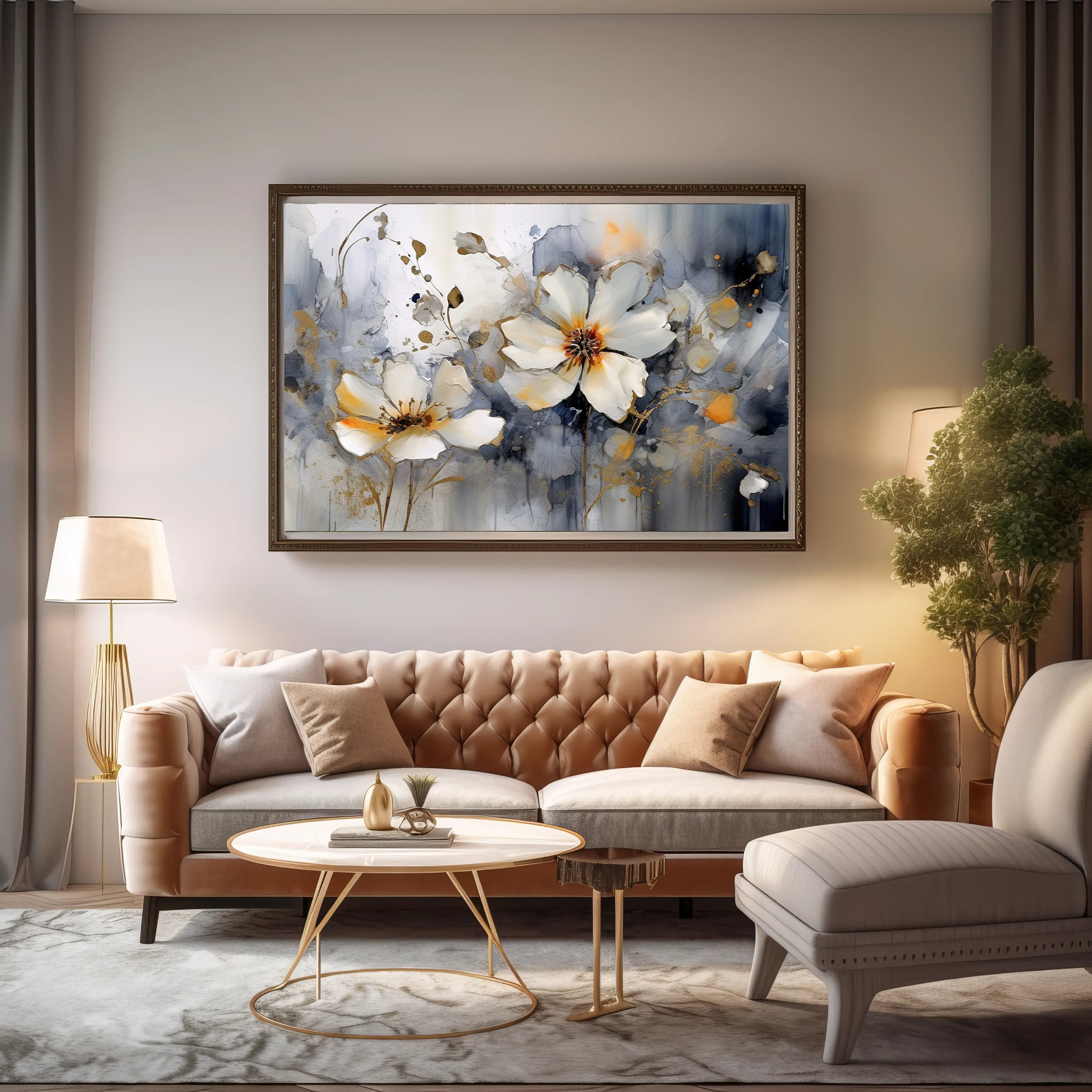 Floral Canvas Wall Art SAD679