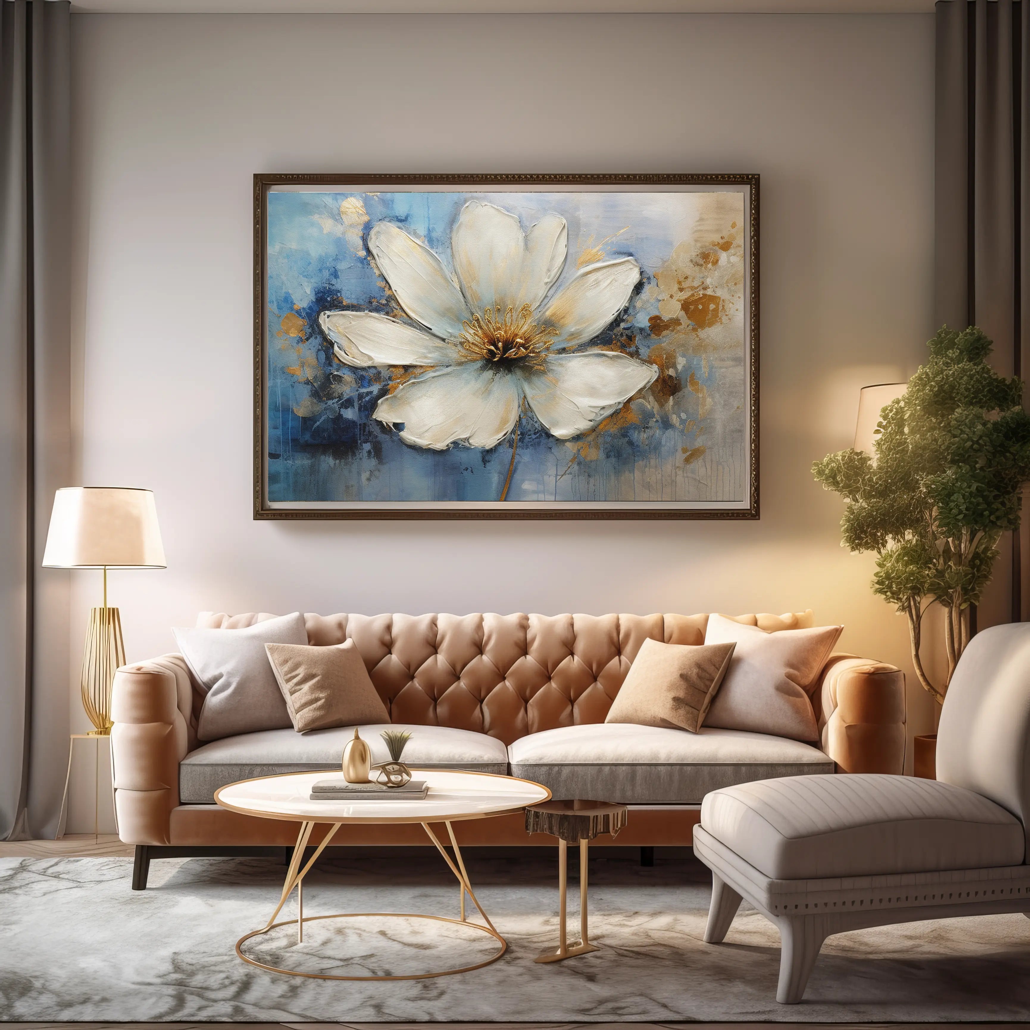 Floral Canvas Wall Art SAD553