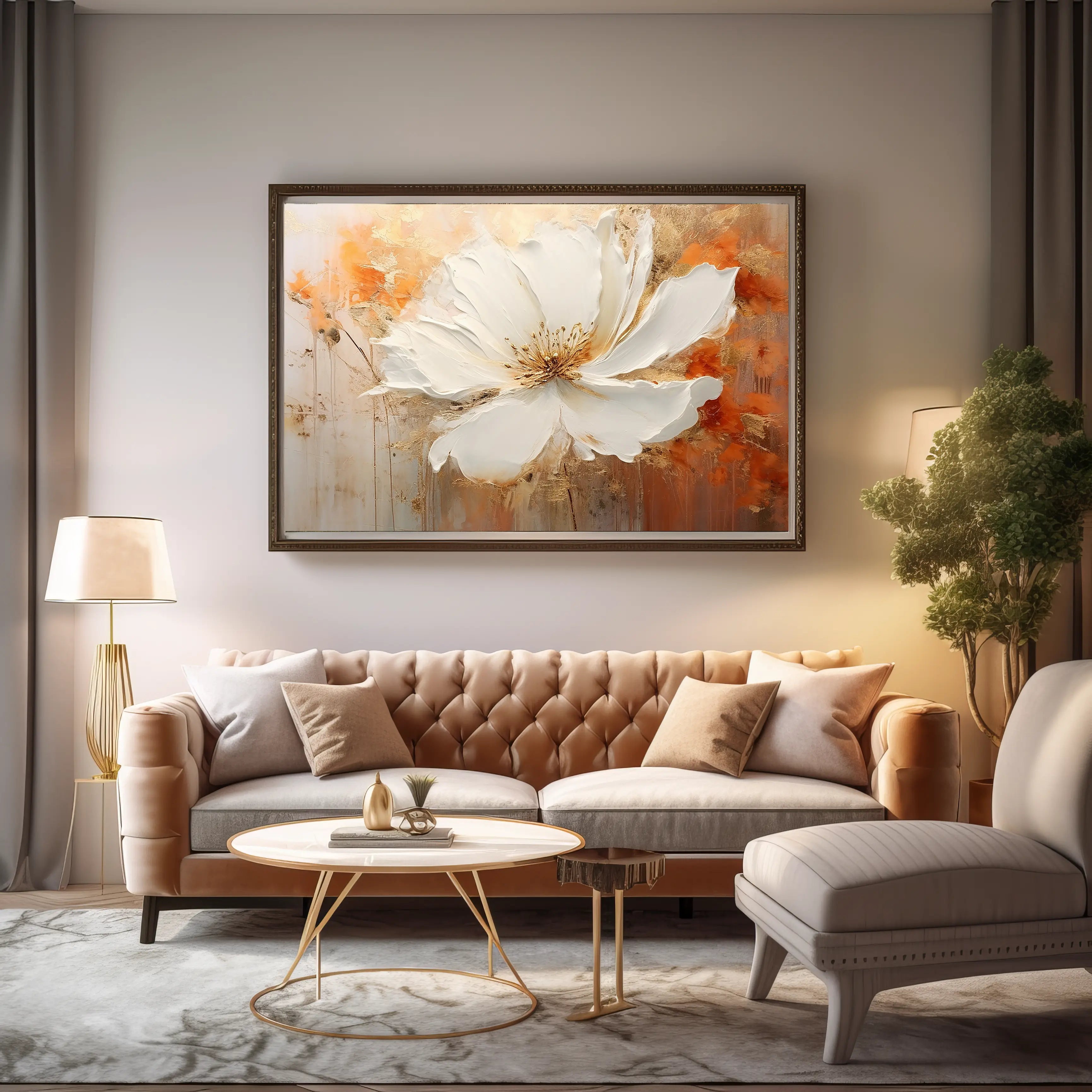 Floral Canvas Wall Art SAD556