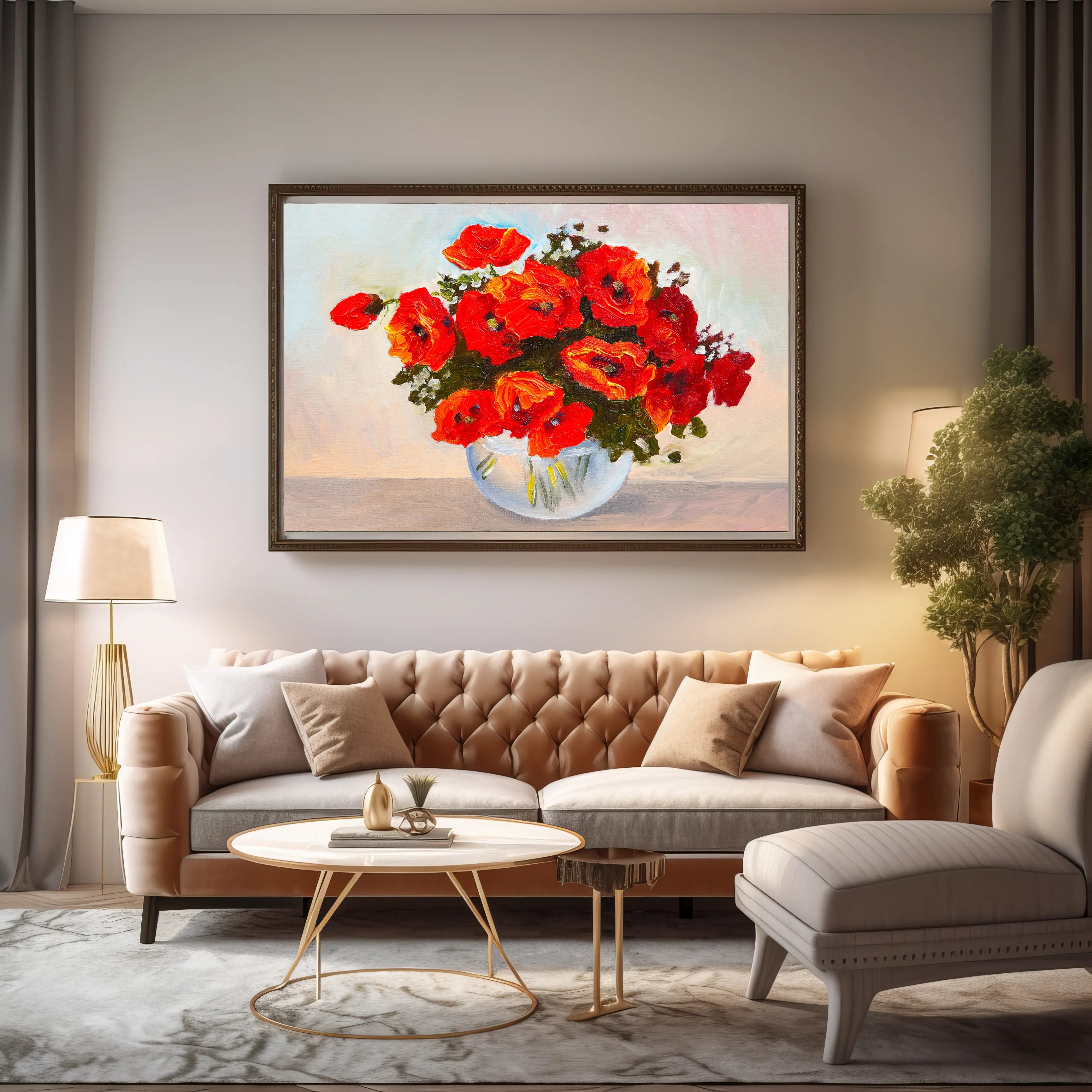 Floral Canvas Wall Art SAD851