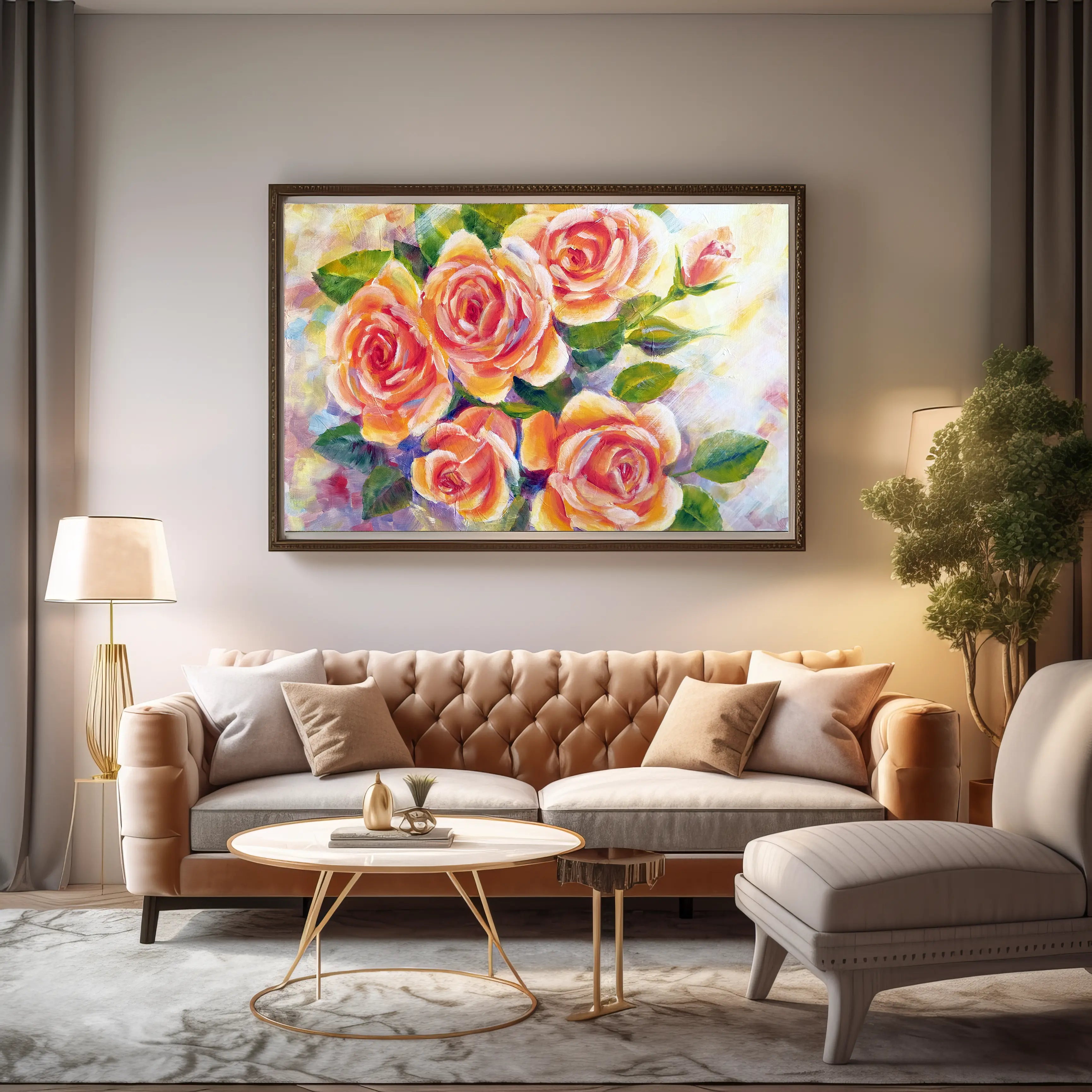 Floral Canvas Wall Art SAD1215