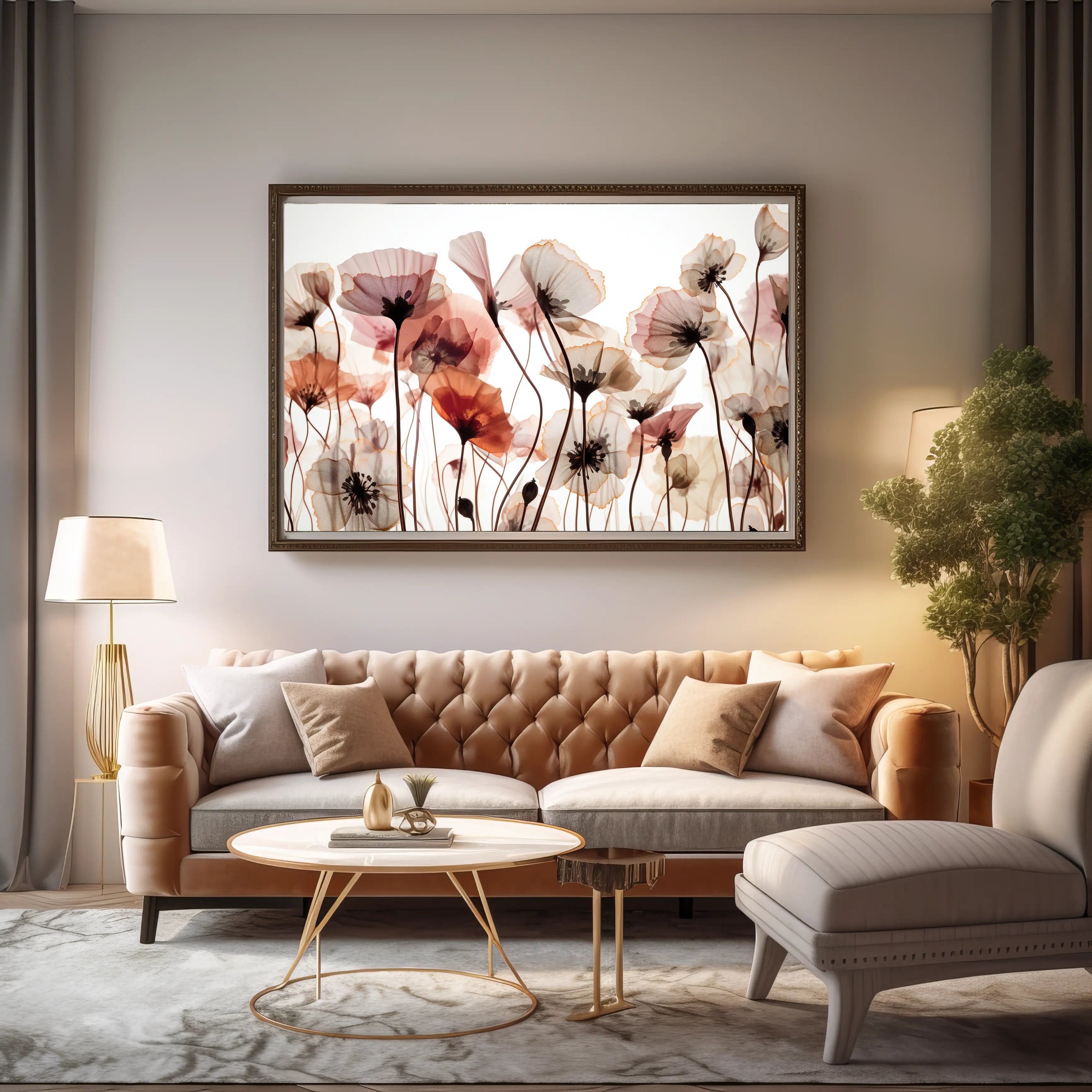 Floral Canvas Wall Art SAD740