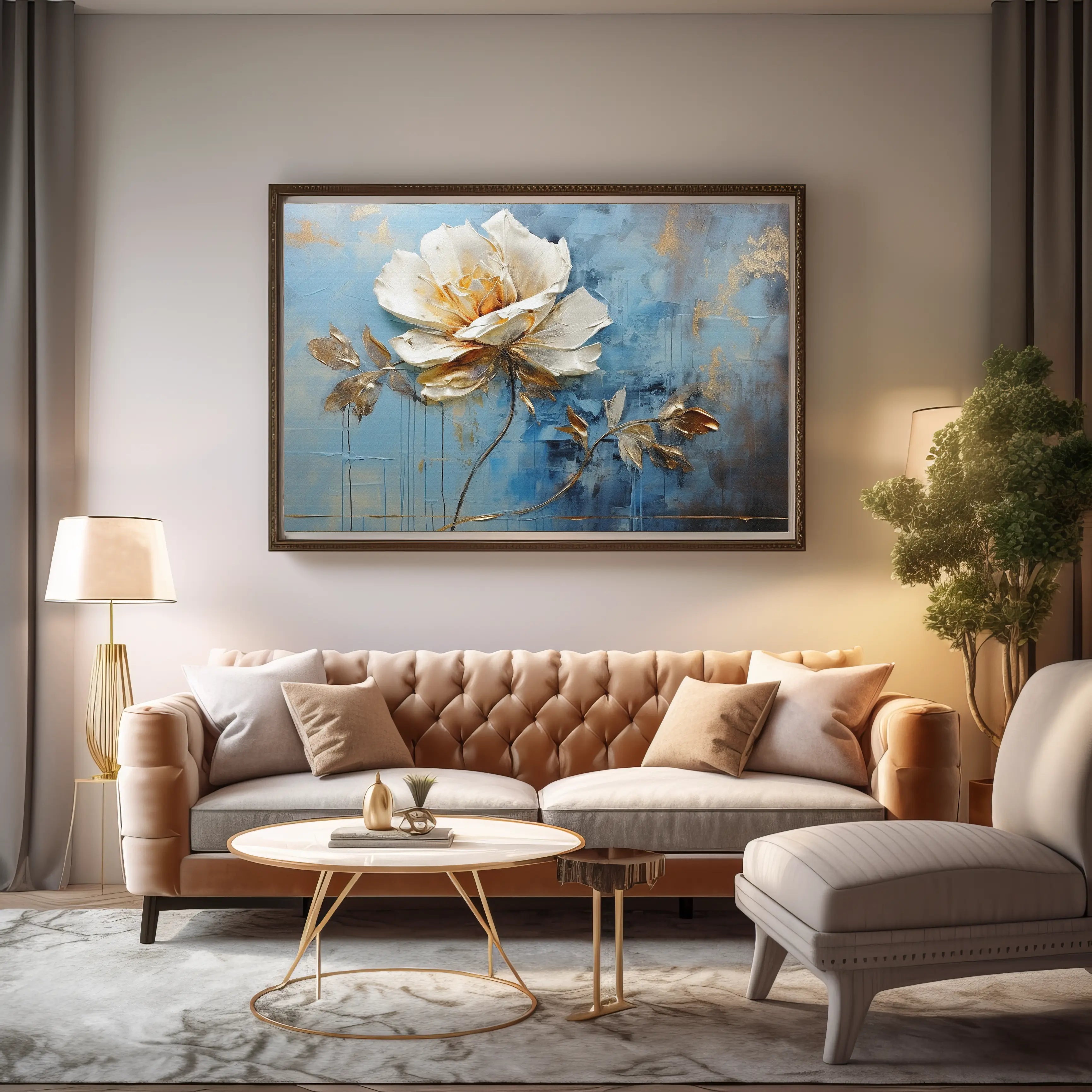 Floral Canvas Wall Art SAD552