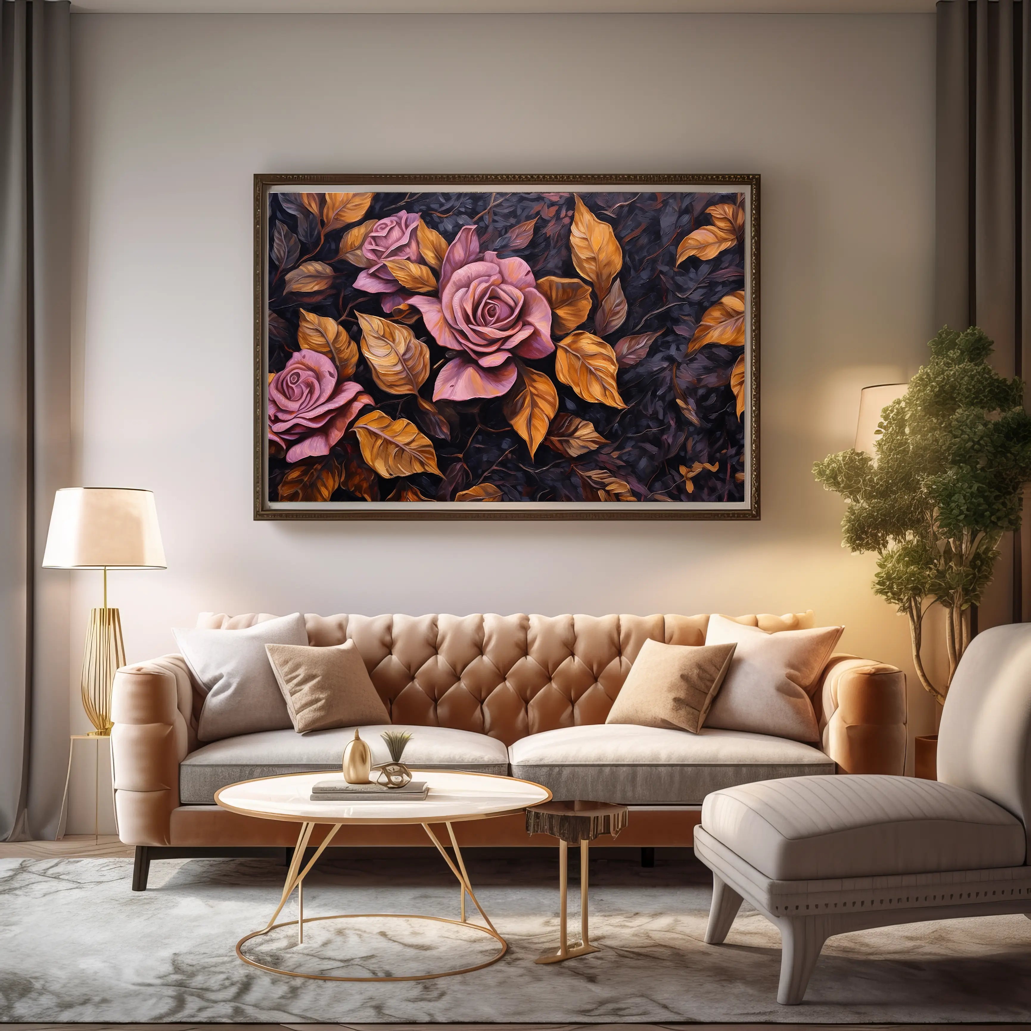 Floral Canvas Wall Art SAD1527