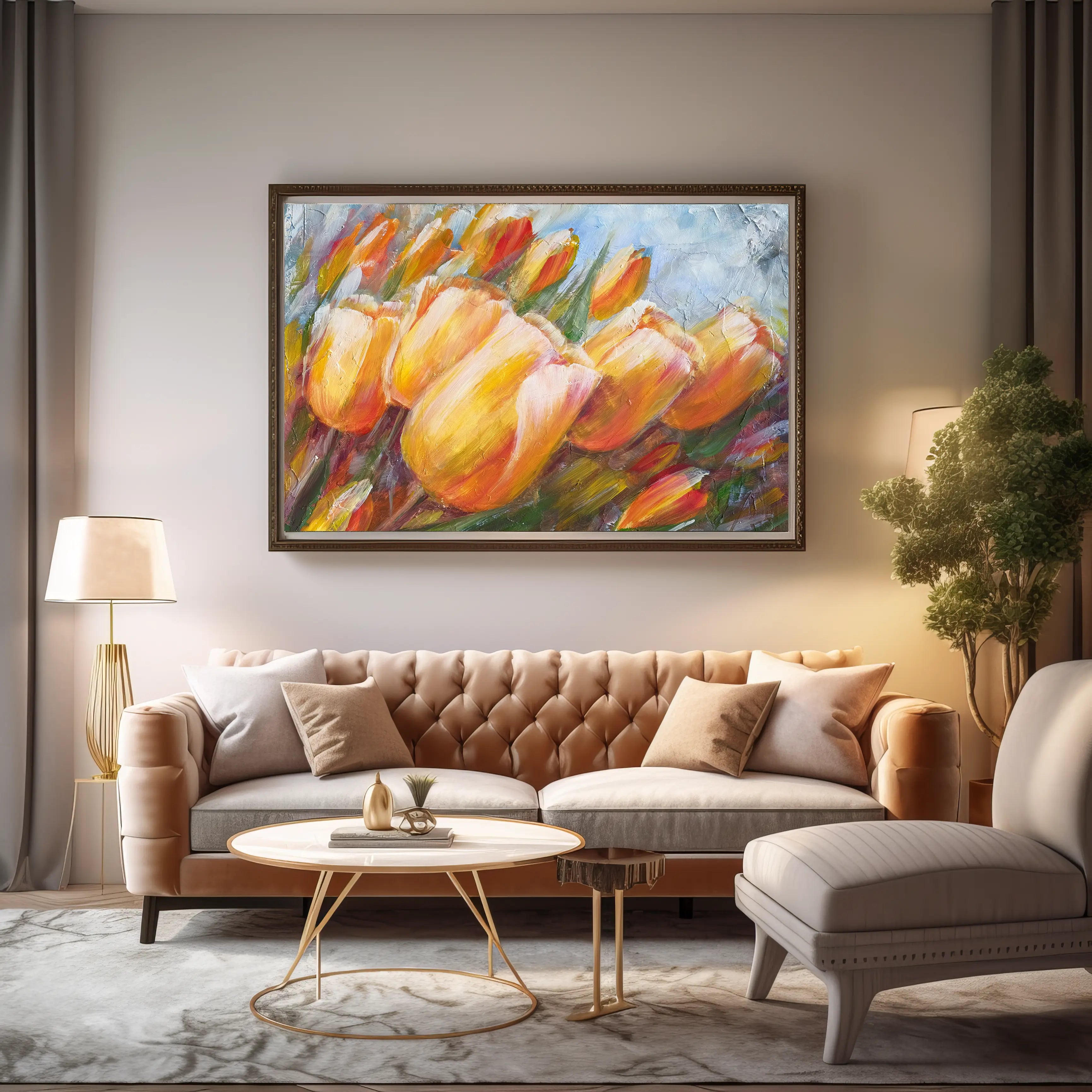 Floral Canvas Wall Art SAD1212
