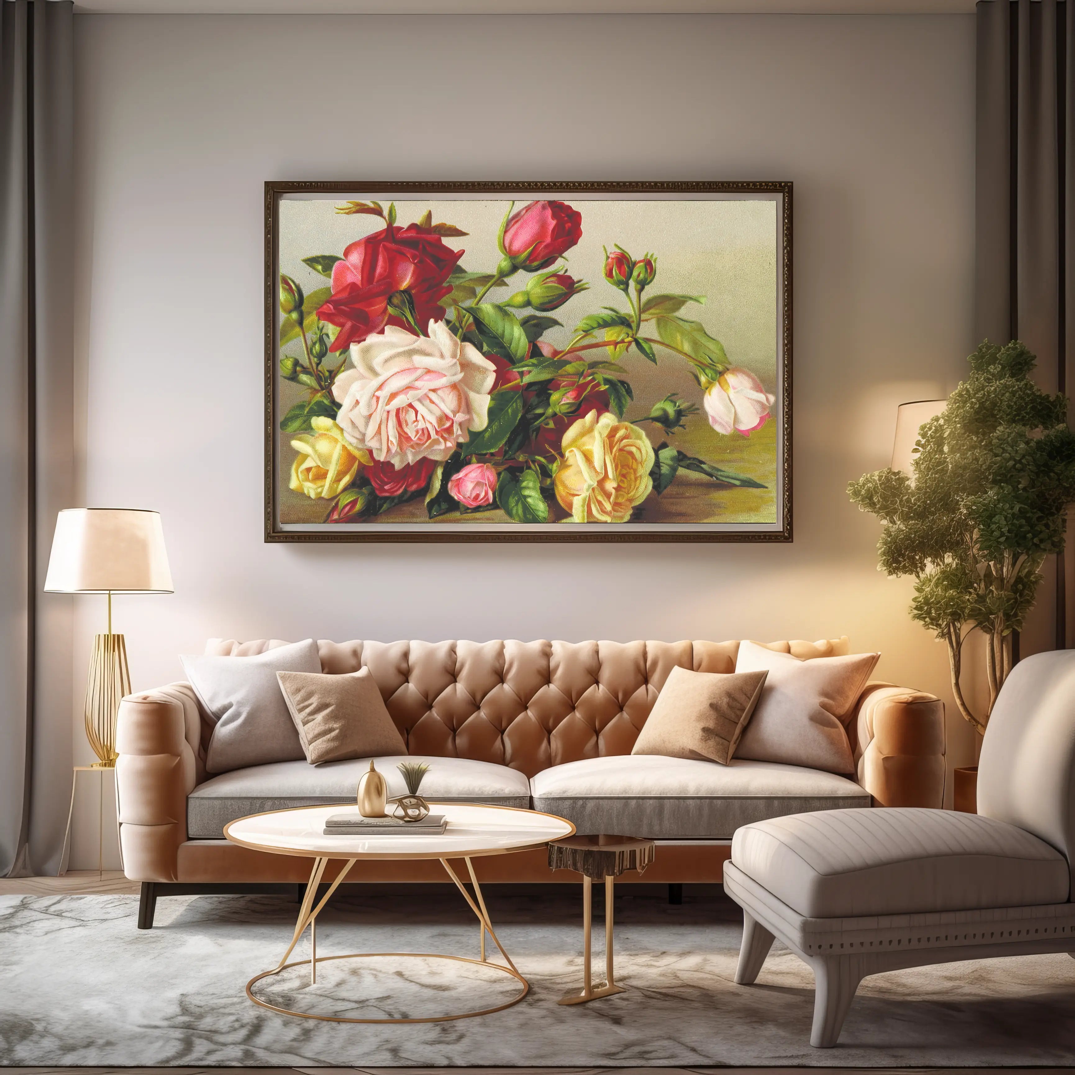 Floral Canvas Wall Art SAD759
