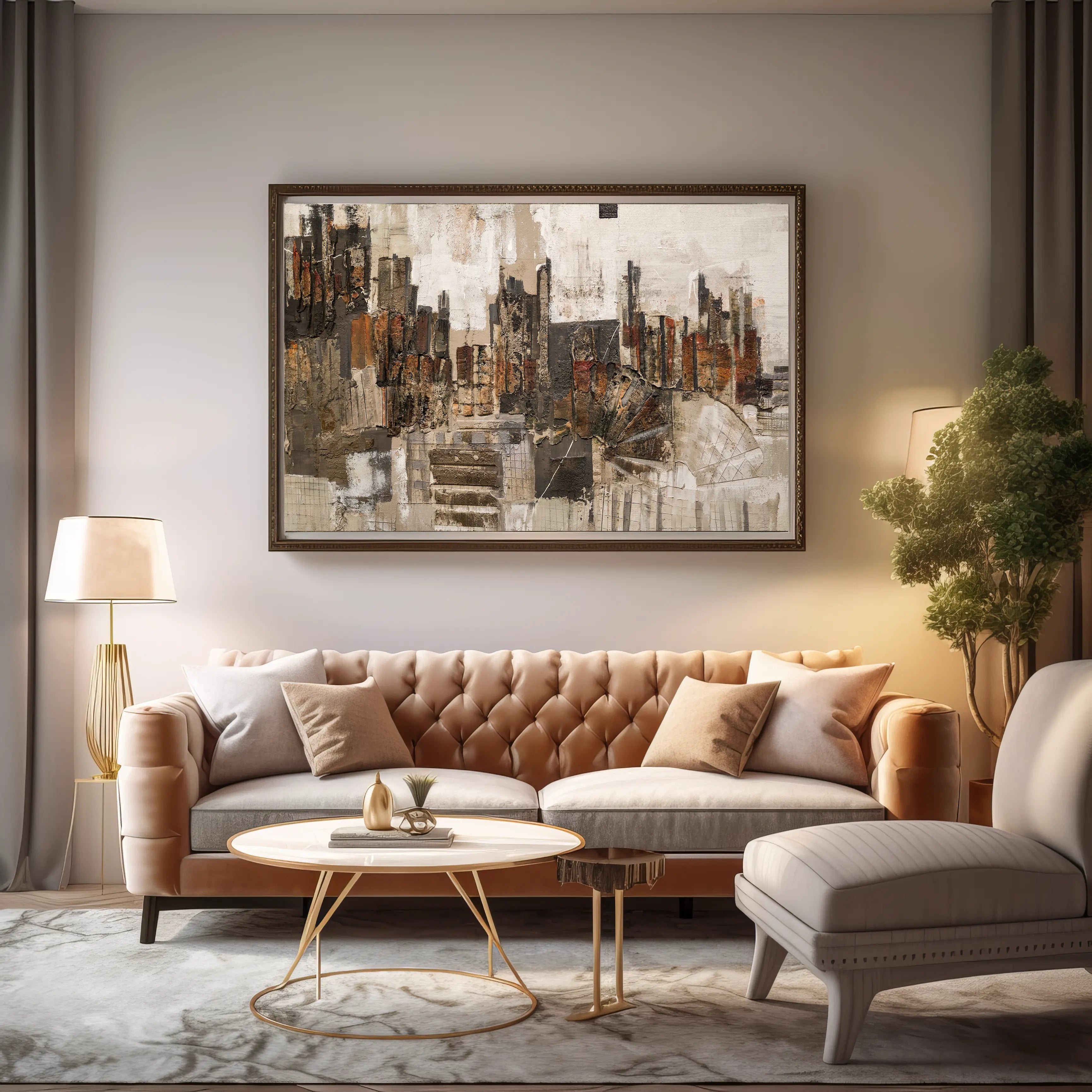 Abstract Canvas Wall Art SAD775