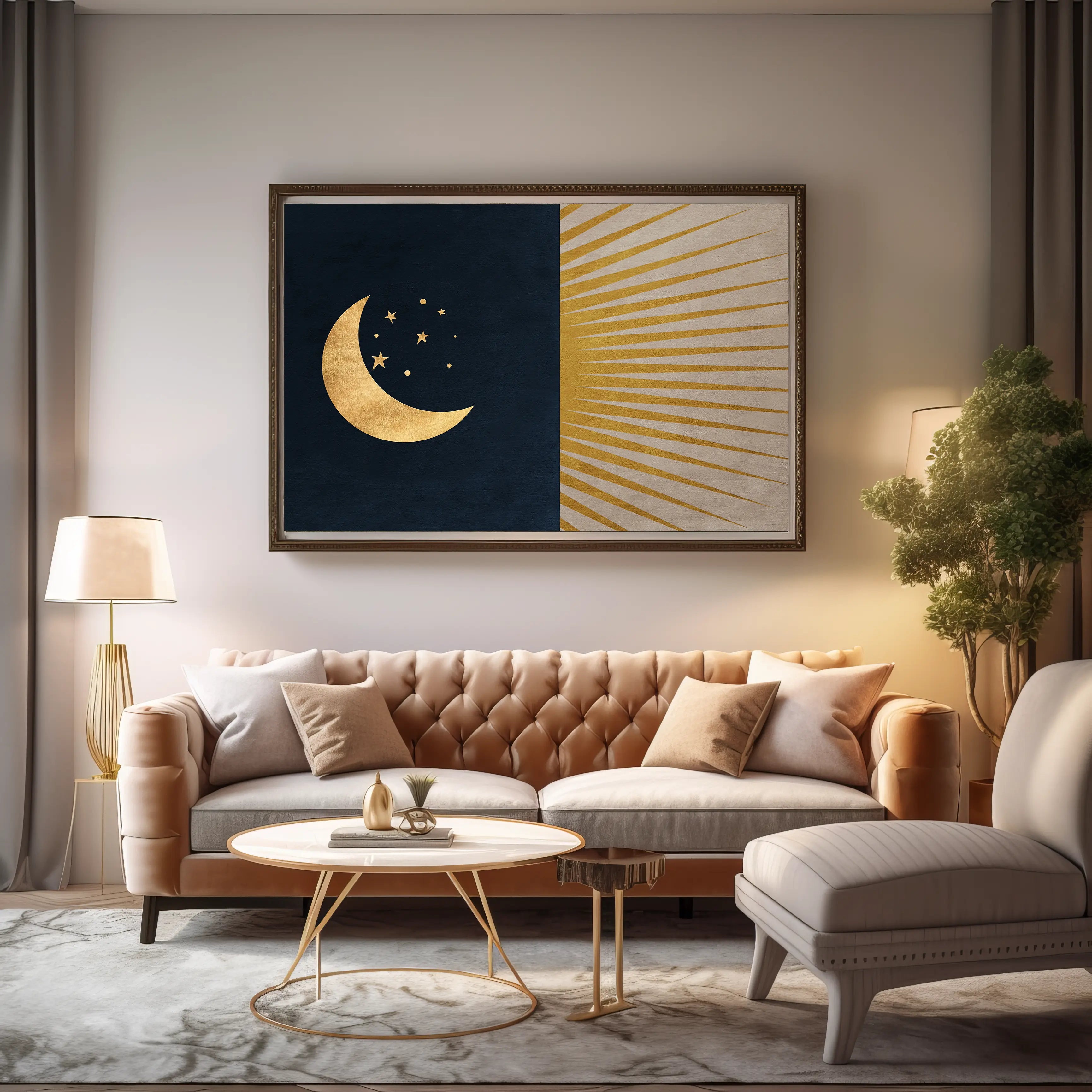 Abstract Canvas Wall Art SAD2183