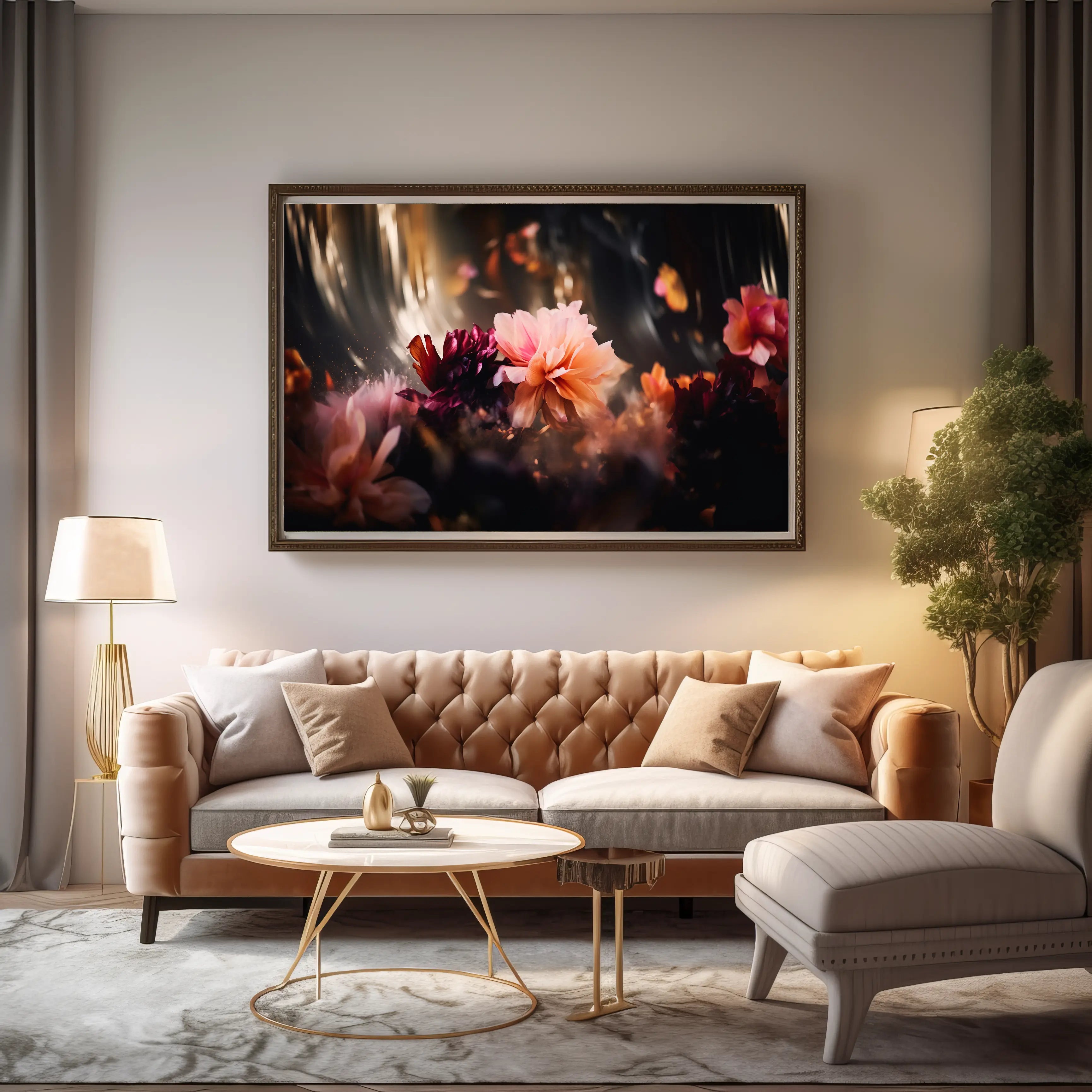 Floral Canvas Wall Art SAD1749