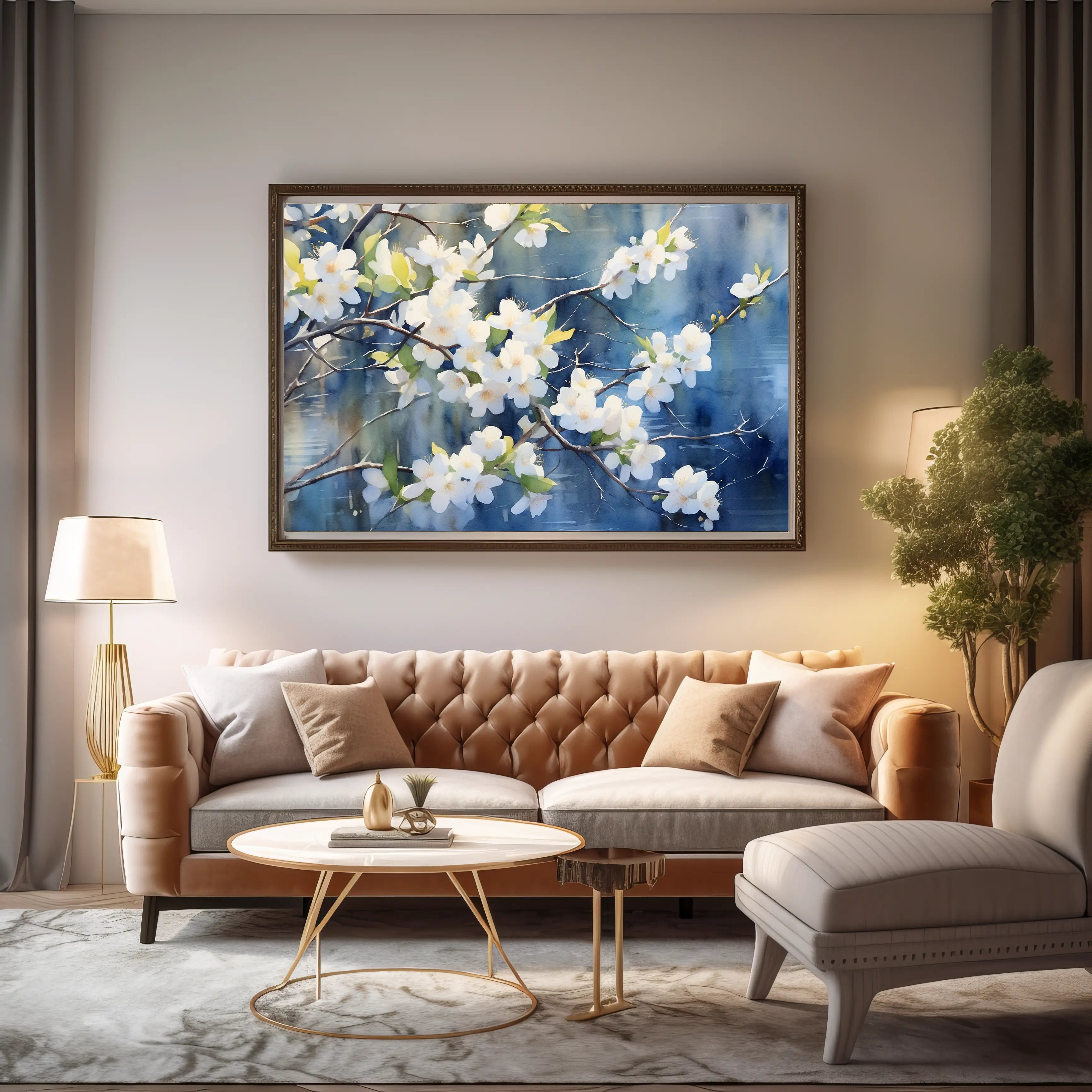Floral Canvas Wall Art SAD737