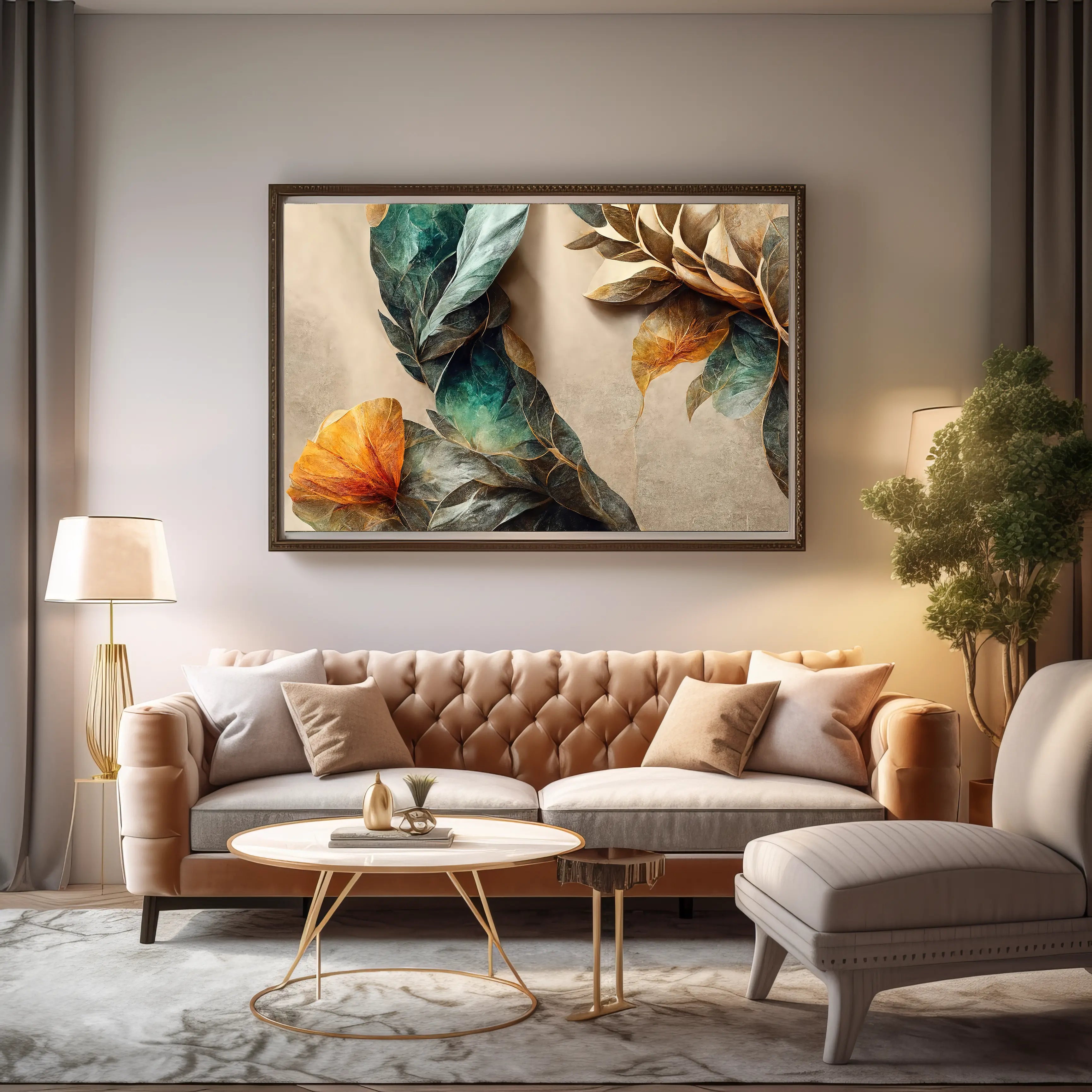 Floral Canvas Wall Art SAD1747
