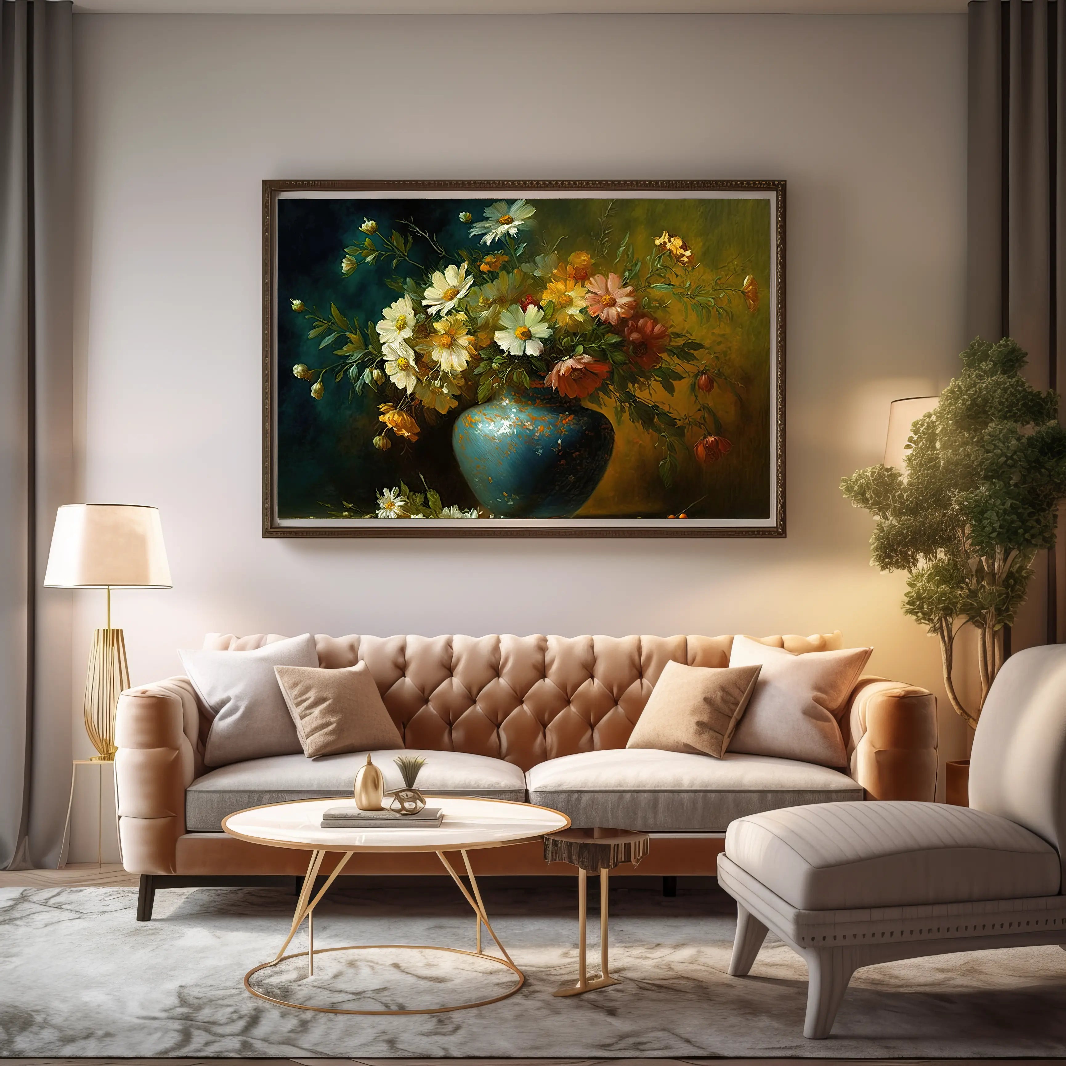Floral Canvas Wall Art SAD784