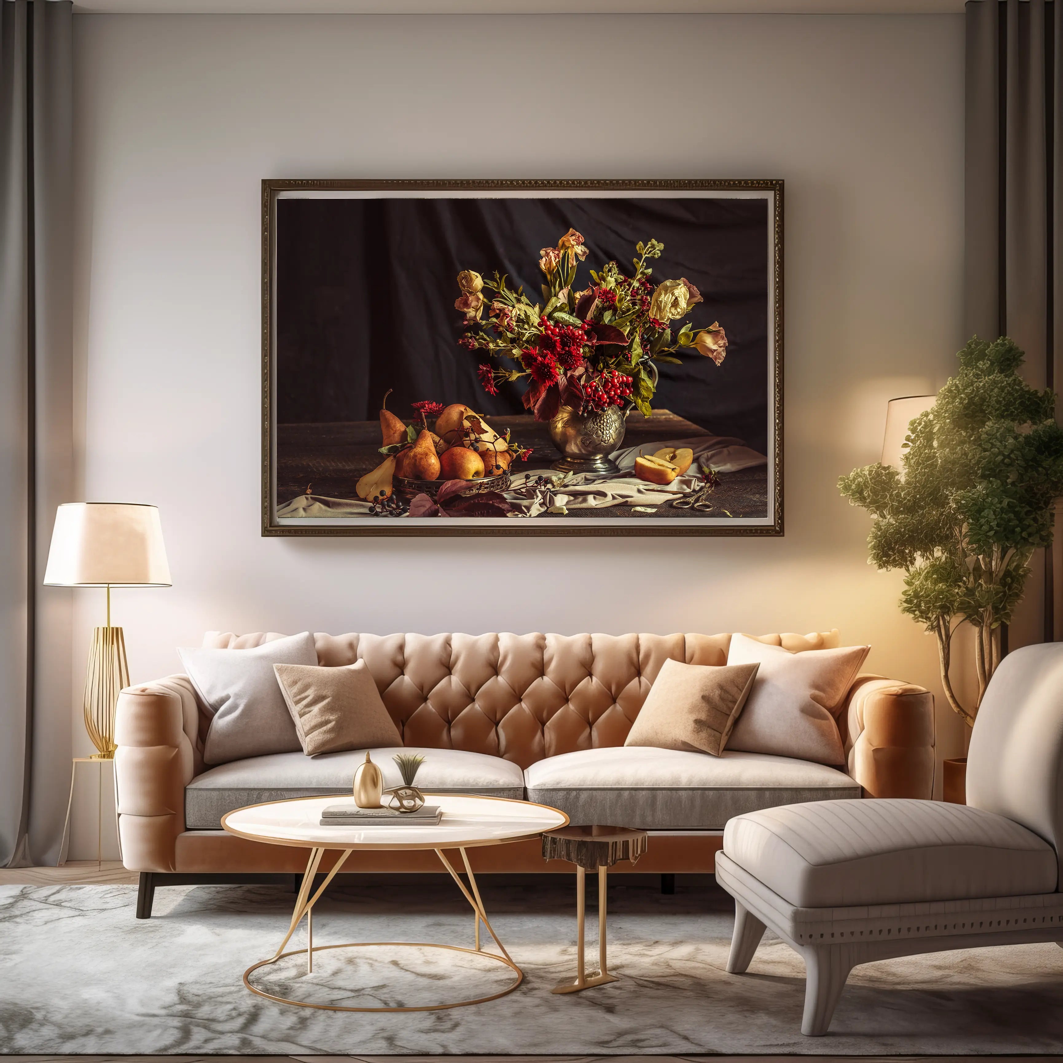 Floral Canvas Wall Art SAD580