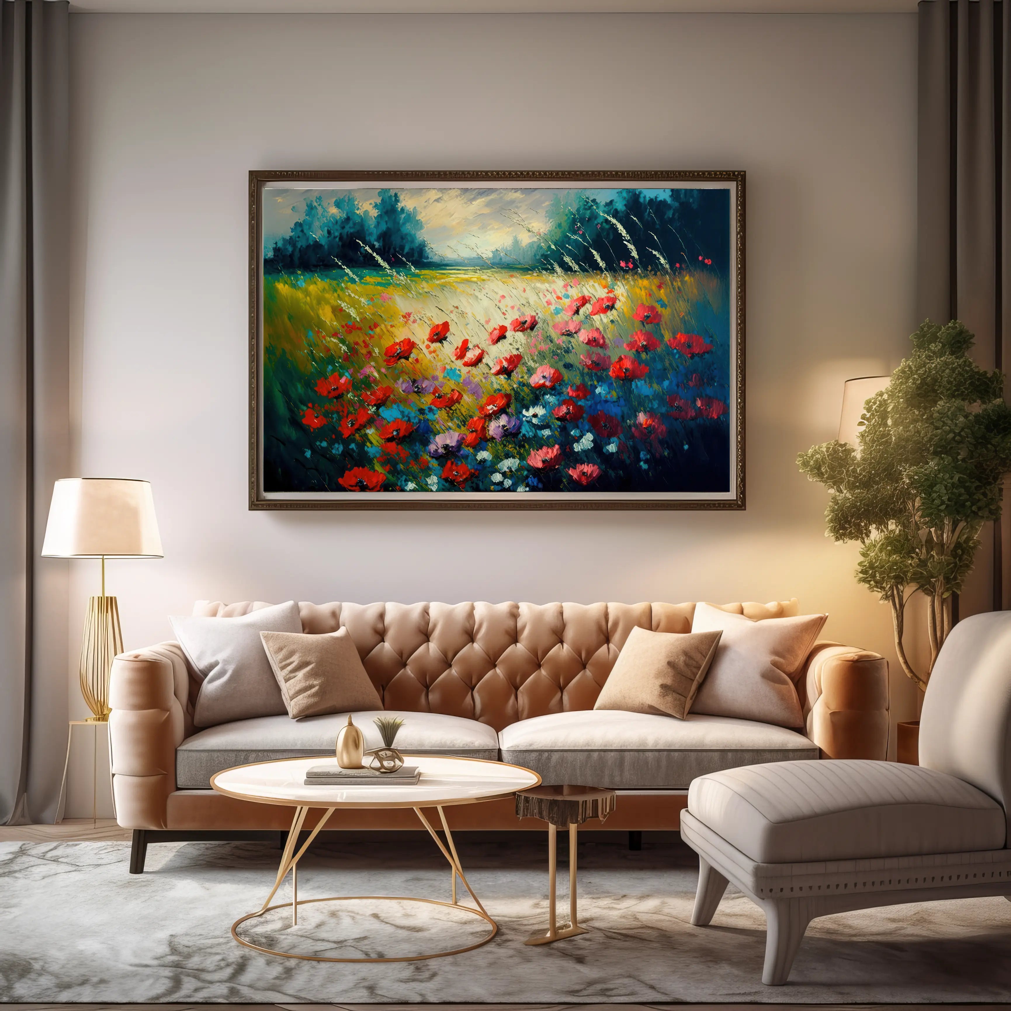 Floral Canvas Wall Art SAD1725