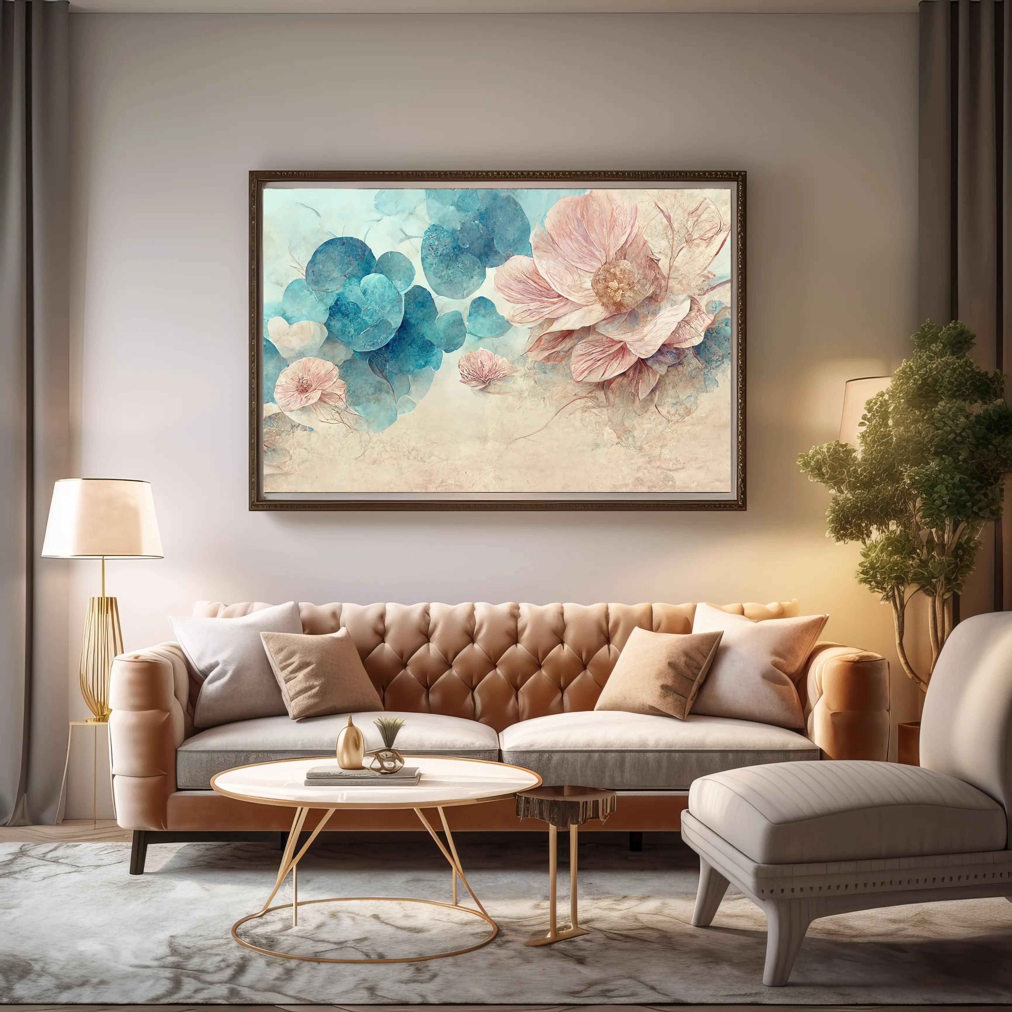 Floral Canvas Wall Art SAD570