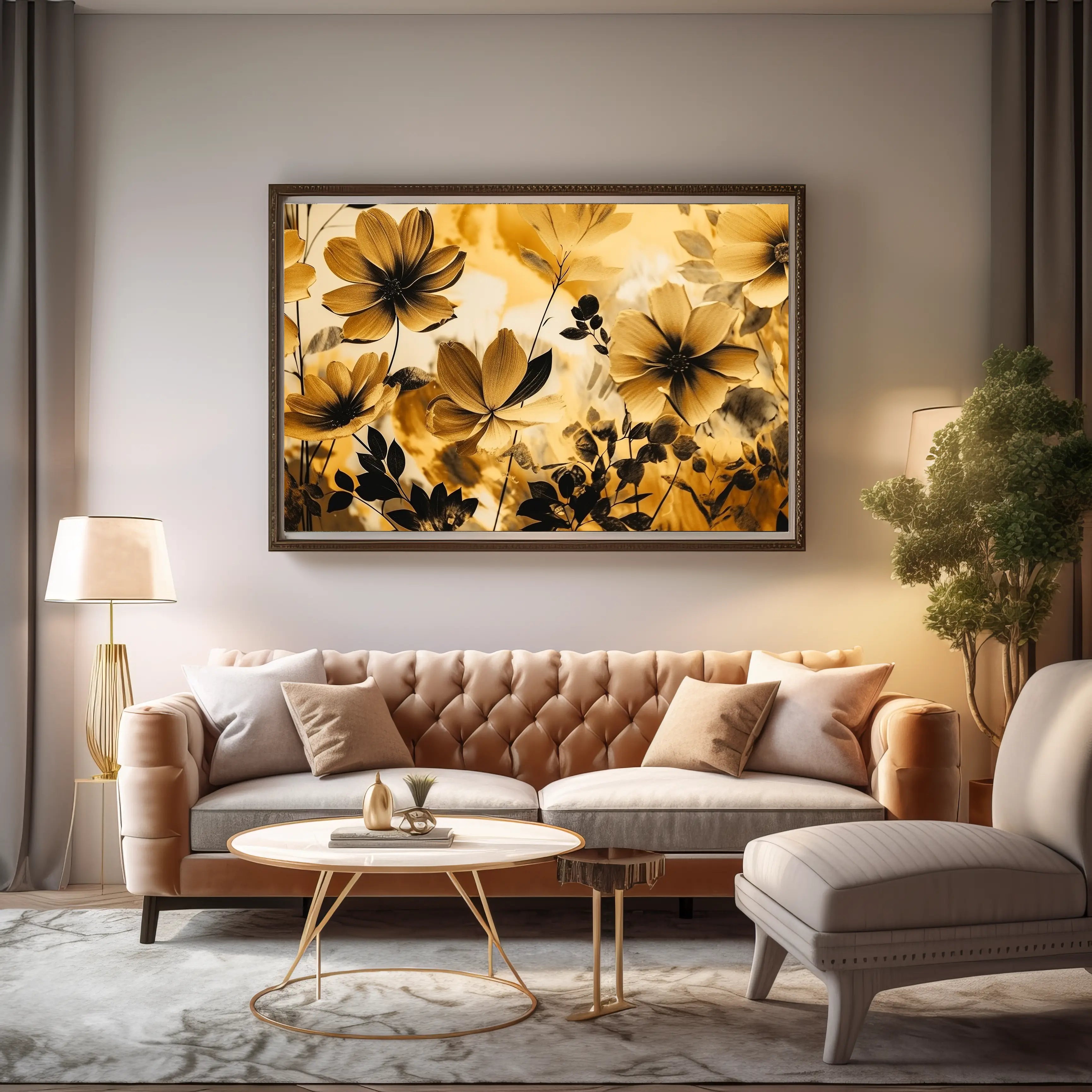 Floral Canvas Wall Art SAD639