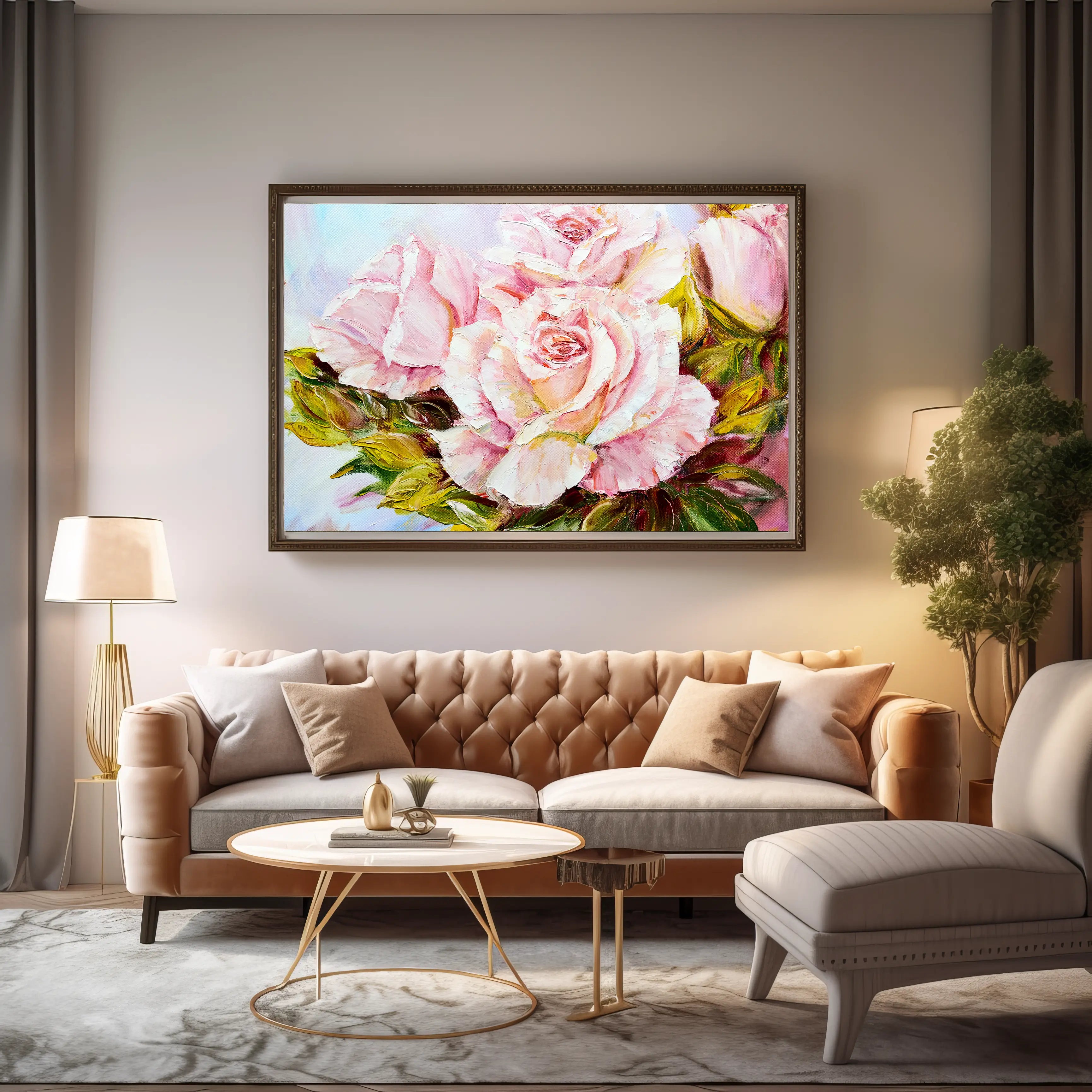 Floral Canvas Wall Art SAD818