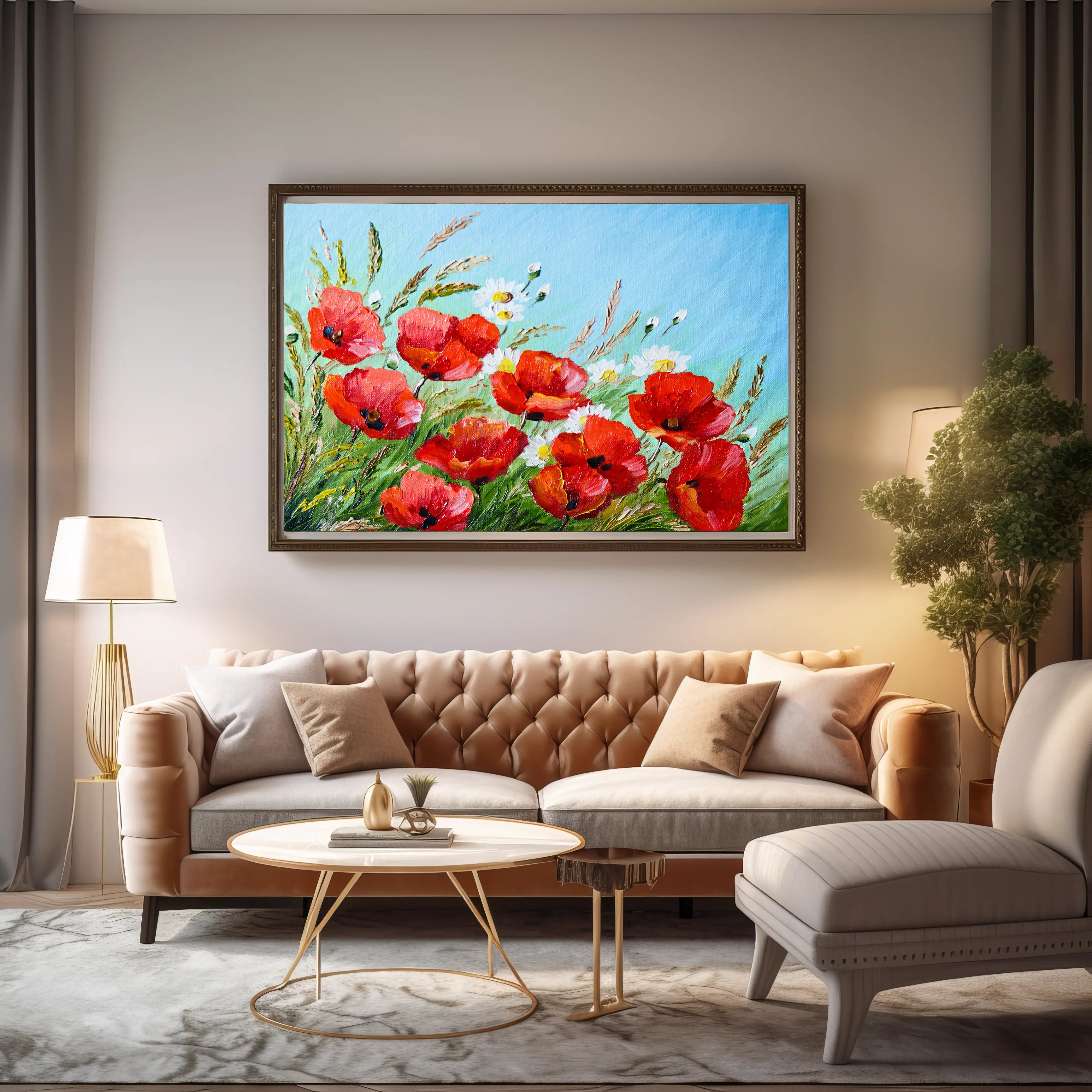 Floral Canvas Wall Art SAD842